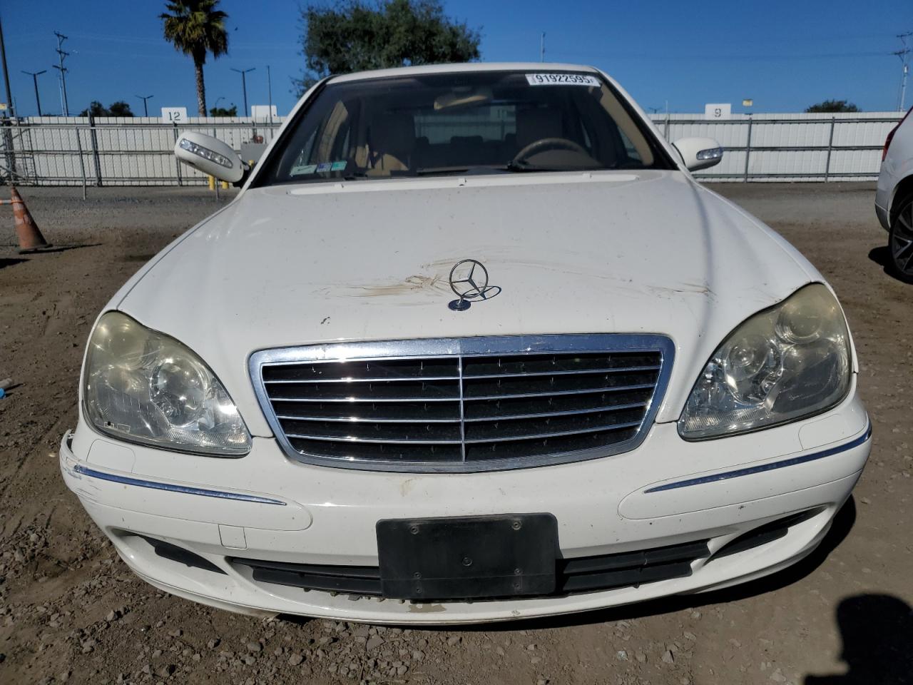 2004 Mercedes-benz S 500 Белый vin: WDBNG75J44A422590