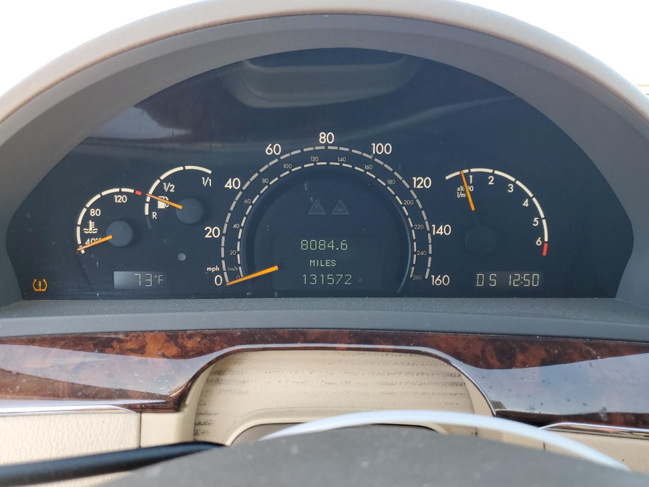 2004 Mercedes-benz S 500 Белый vin: WDBNG75J44A422590