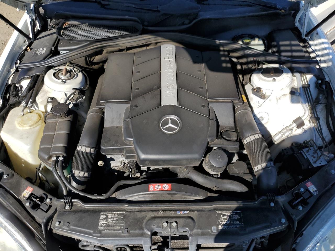 2004 Mercedes-benz S 500 Белый vin: WDBNG75J44A422590