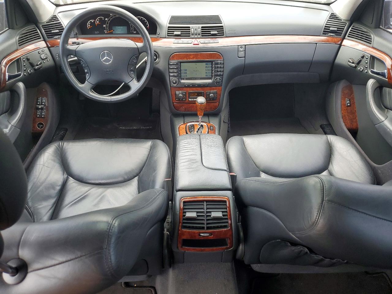 2006 Mercedes-benz S 500 Black vin: WDBNG75J46A462915