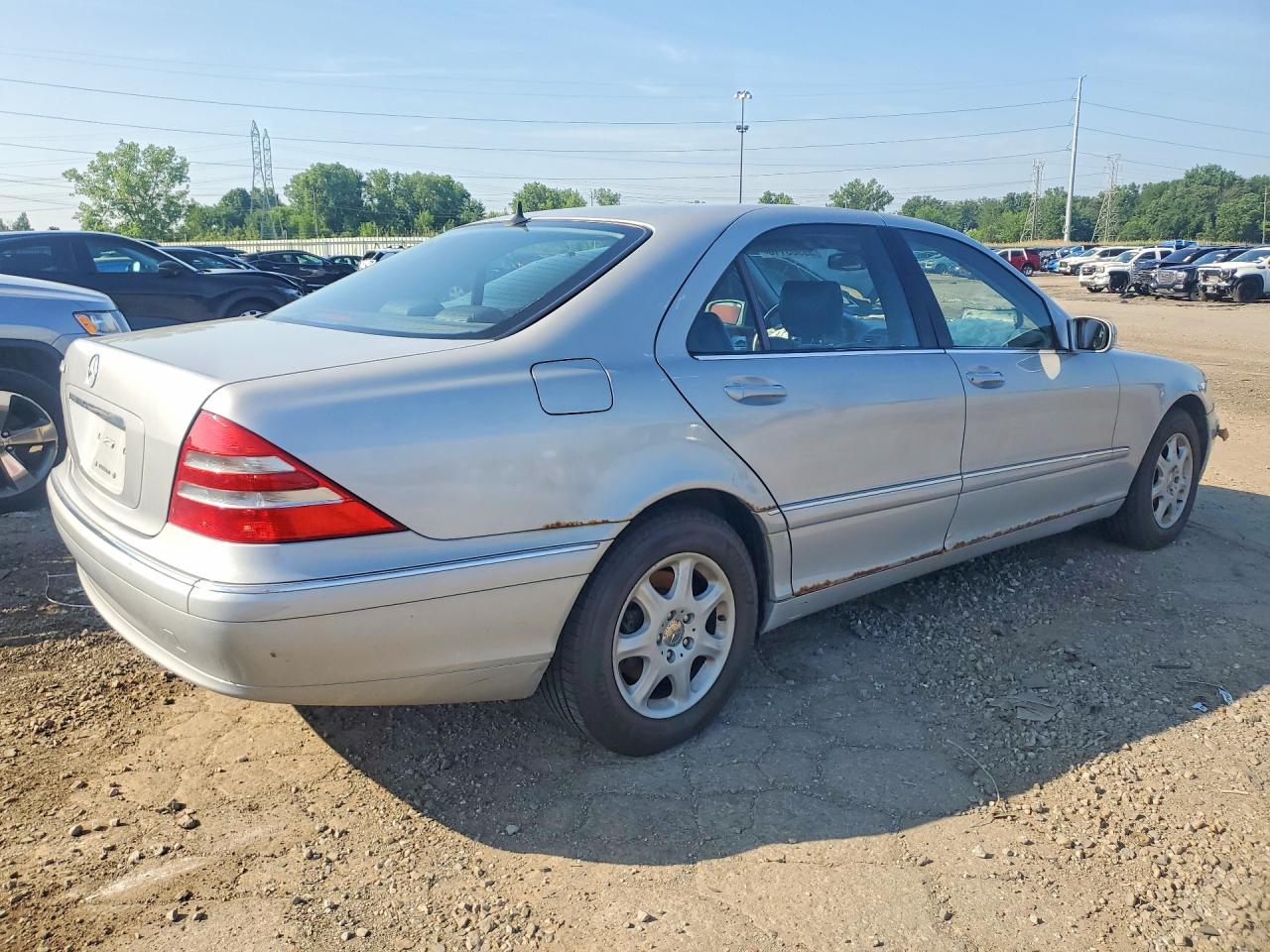 2000 Mercedes-benz S 500 Silver vin: WDBNG75J4YA030487