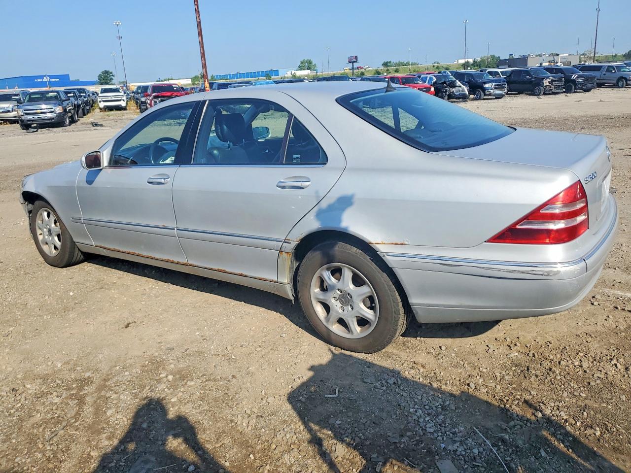 2000 Mercedes-benz S 500 Silver vin: WDBNG75J4YA030487