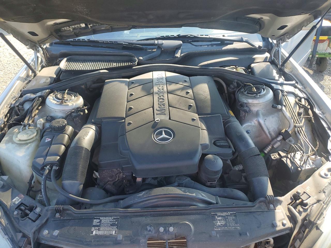 2000 Mercedes-benz S 500 Silver vin: WDBNG75J4YA030487