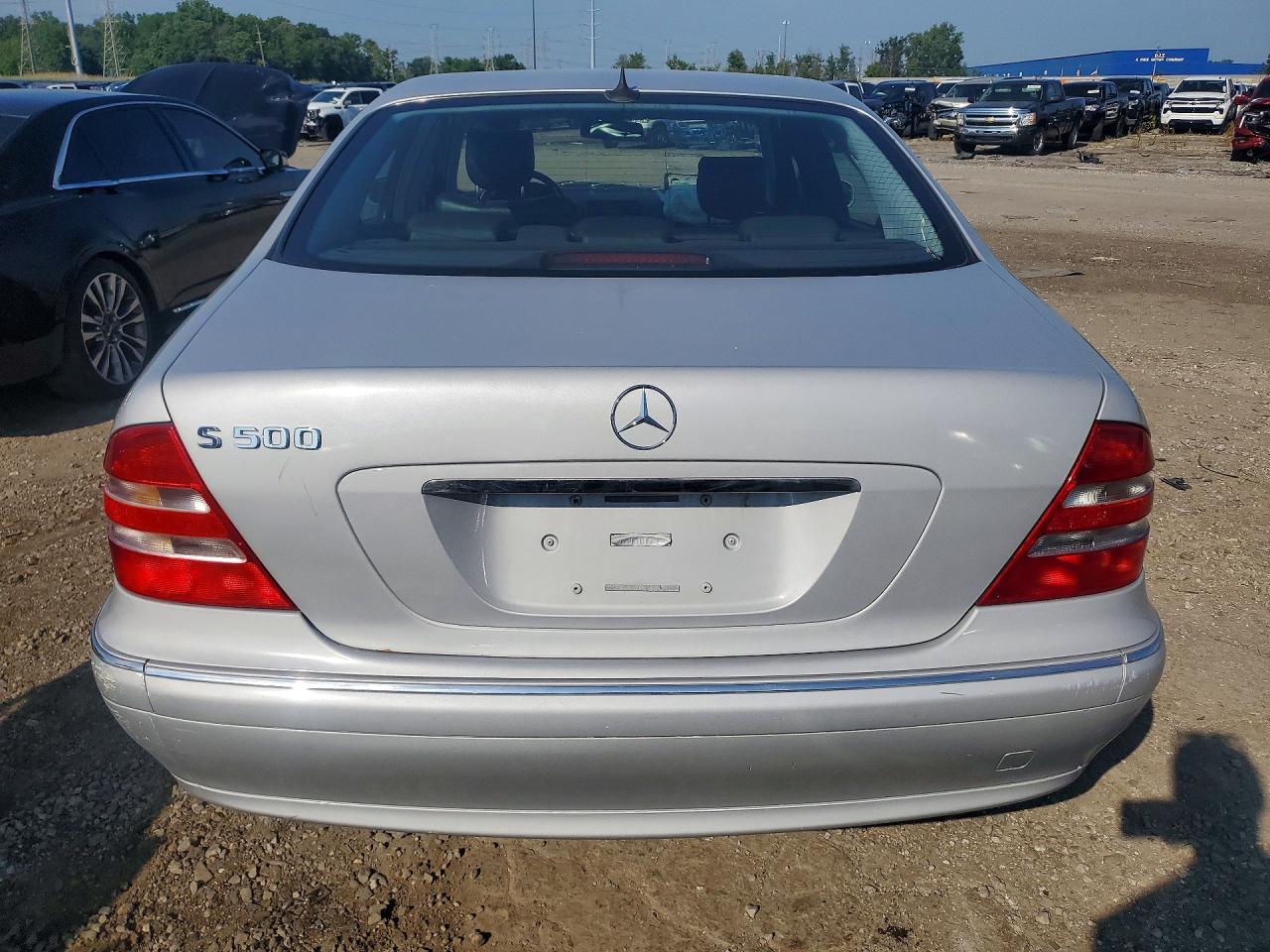 2000 Mercedes-benz S 500 Silver vin: WDBNG75J4YA030487