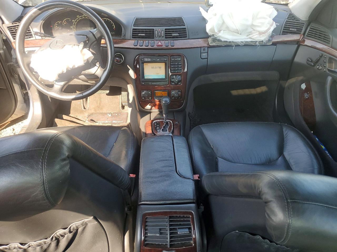 2000 Mercedes-benz S 500 Silver vin: WDBNG75J4YA030487