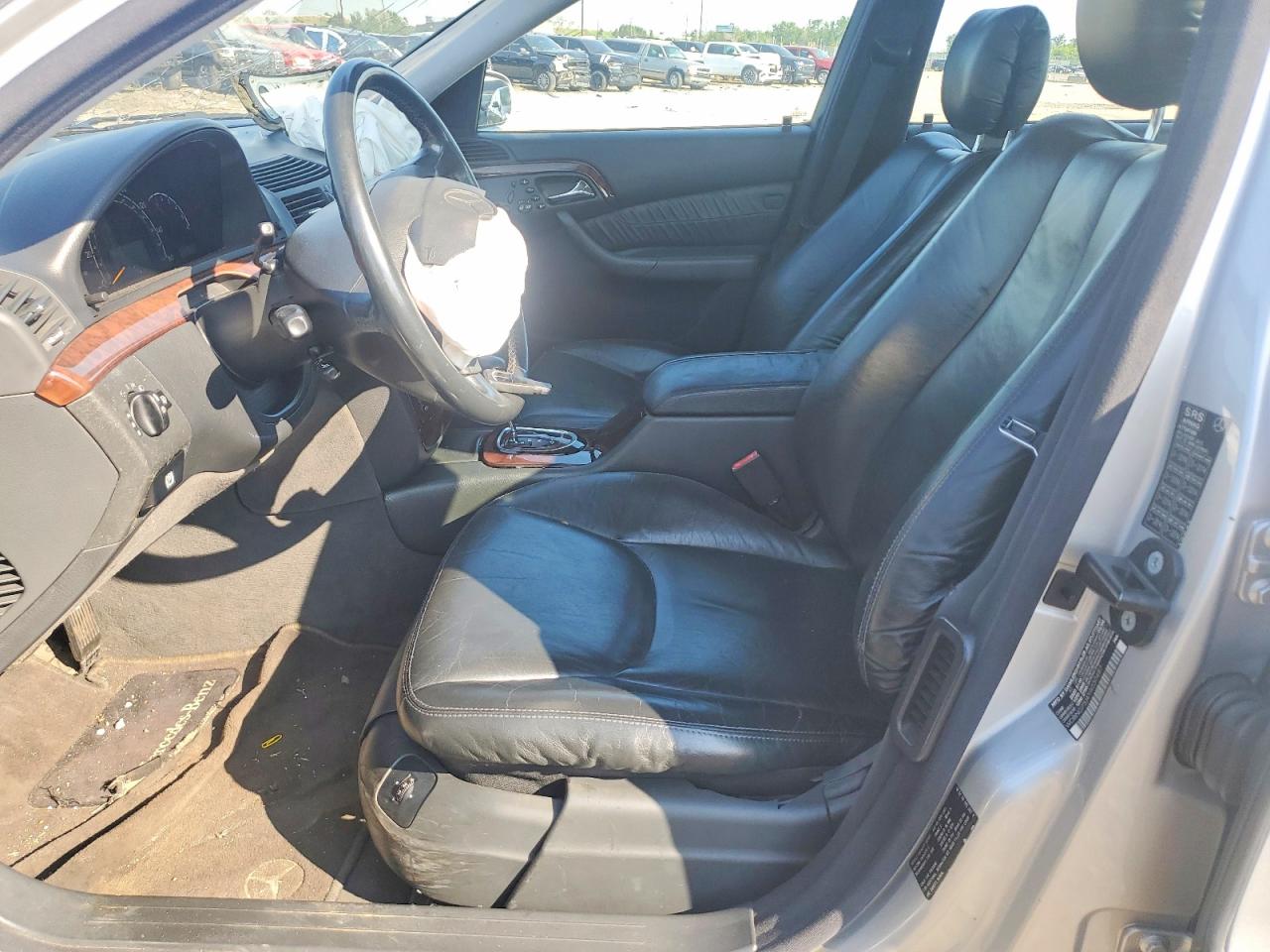 2000 Mercedes-benz S 500 Silver vin: WDBNG75J4YA030487