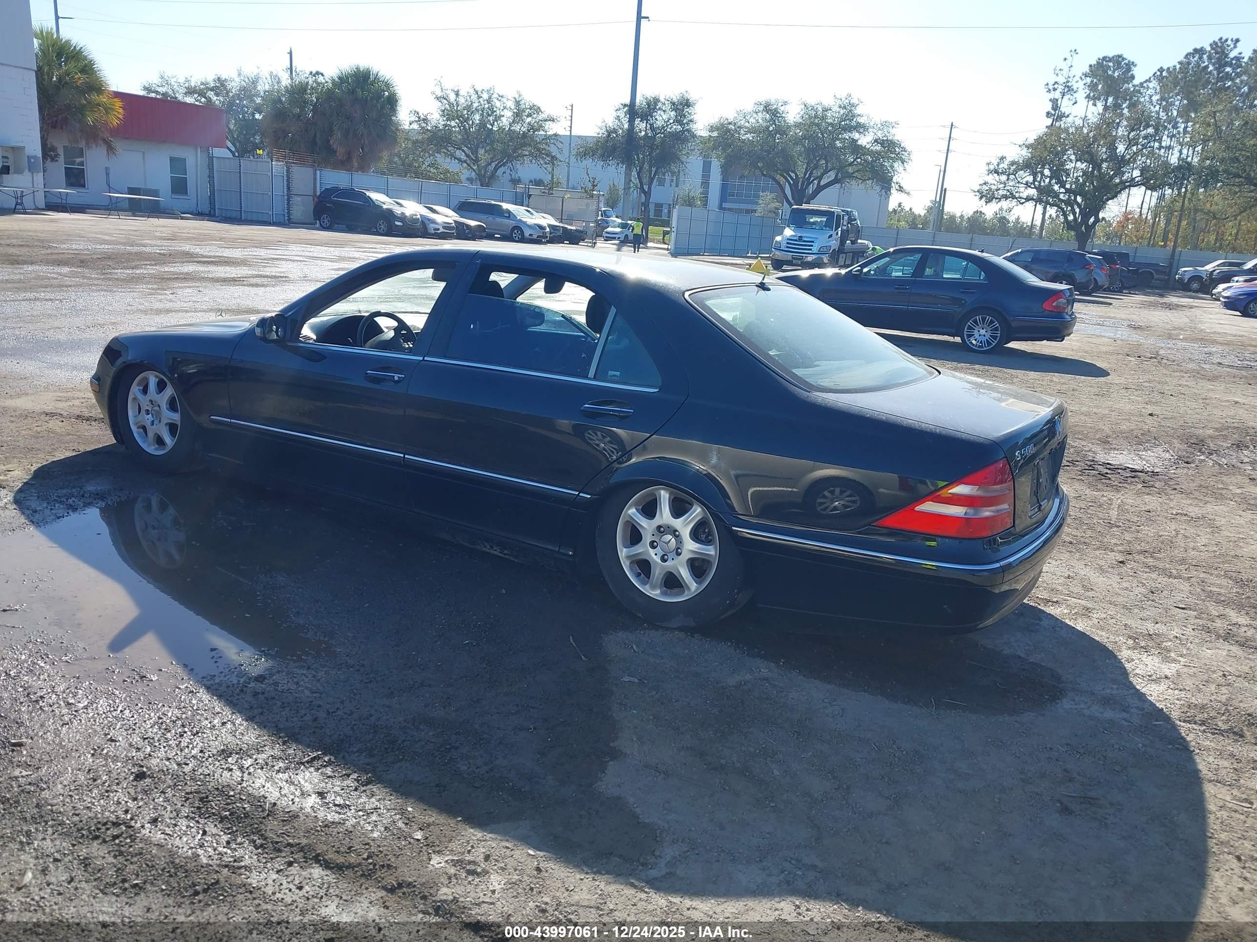 2000 Mercedes-benz S 500   Black vin: WDBNG75J4YA041831