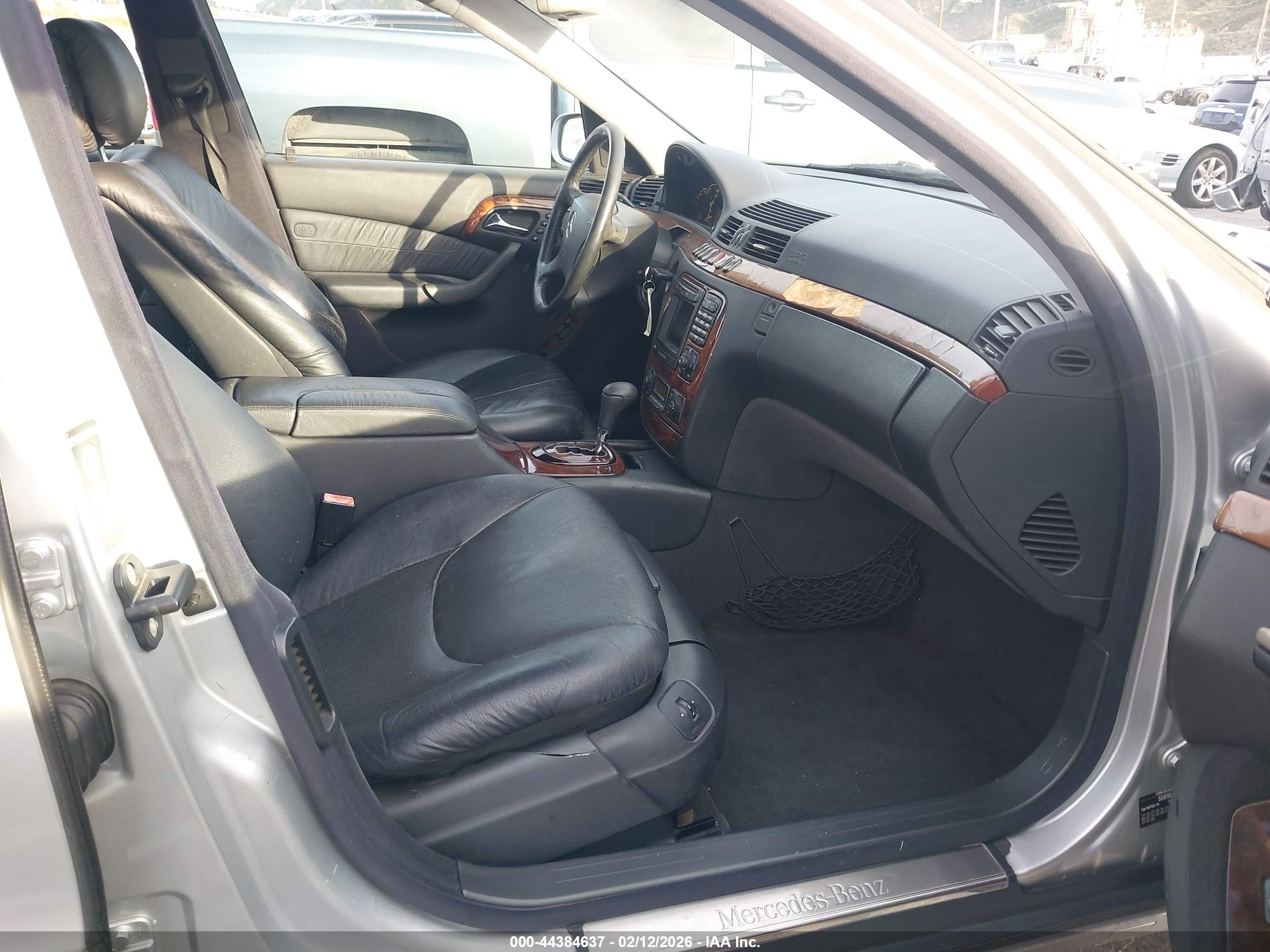 2000 Mercedes-benz S 500   Silver vin: WDBNG75J4YA080712