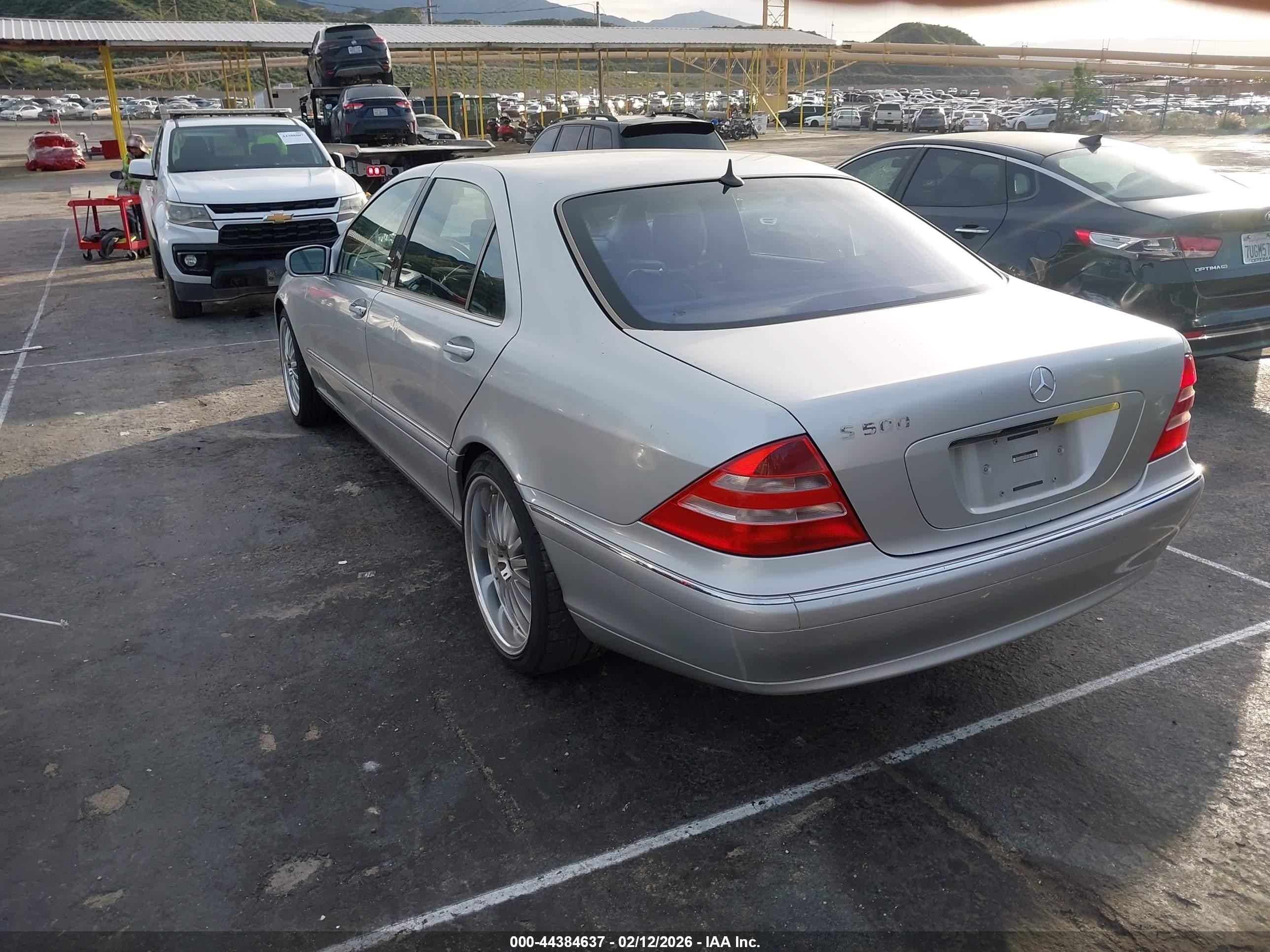 2000 Mercedes-benz S 500   Silver vin: WDBNG75J4YA080712