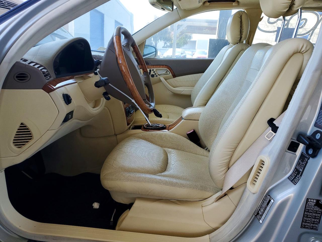 2000 Mercedes-benz S 500 Silver vin: WDBNG75J4YA101333