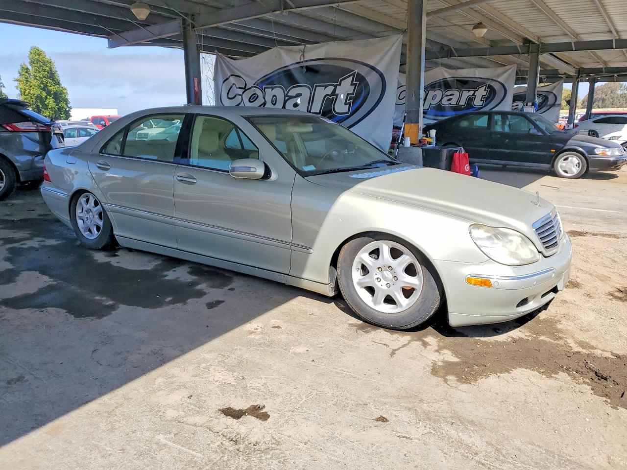 2000 Mercedes-benz S 500 Silver vin: WDBNG75J4YA101333