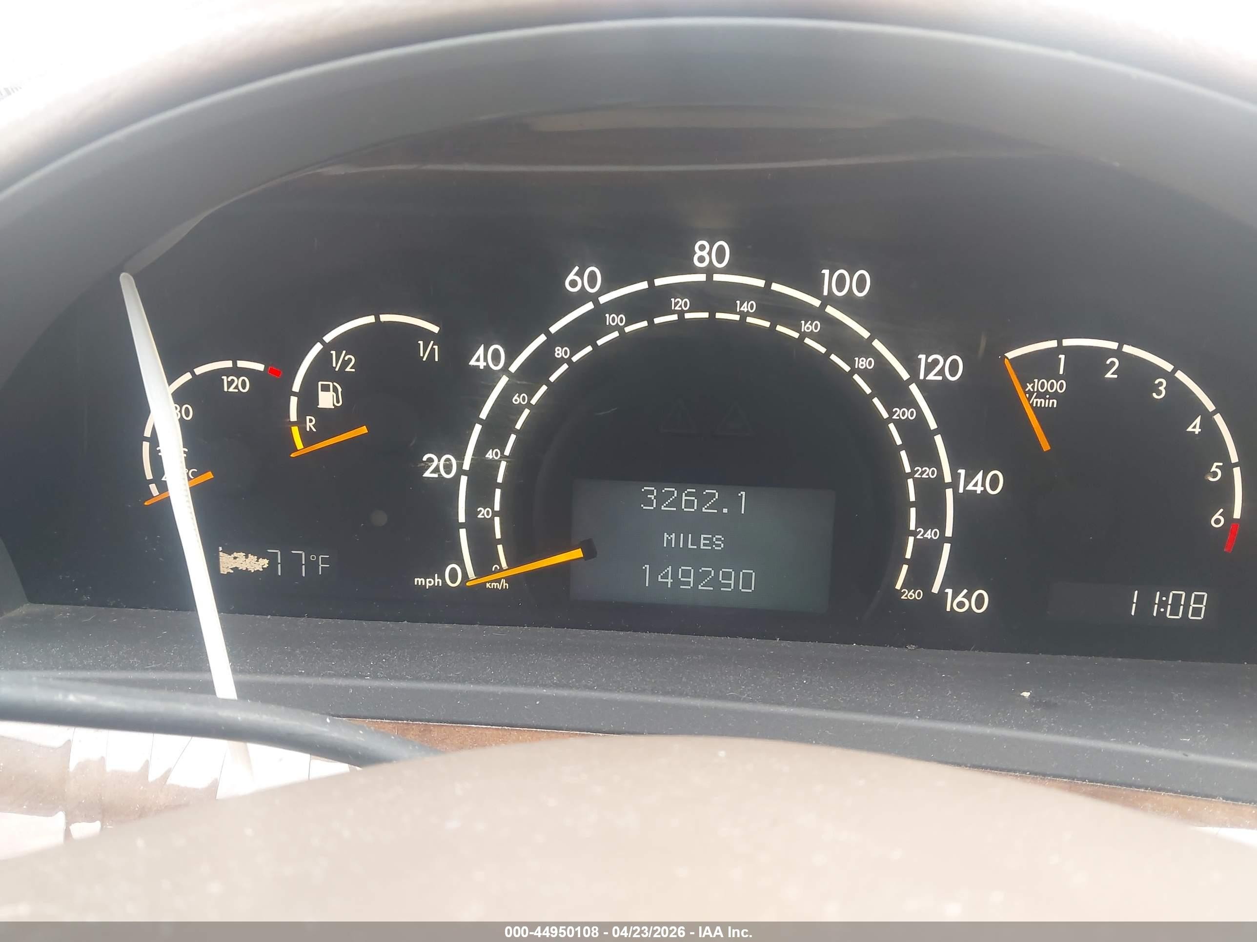 2000 Mercedes-benz S 500   Maroon vin: WDBNG75J4YA103972