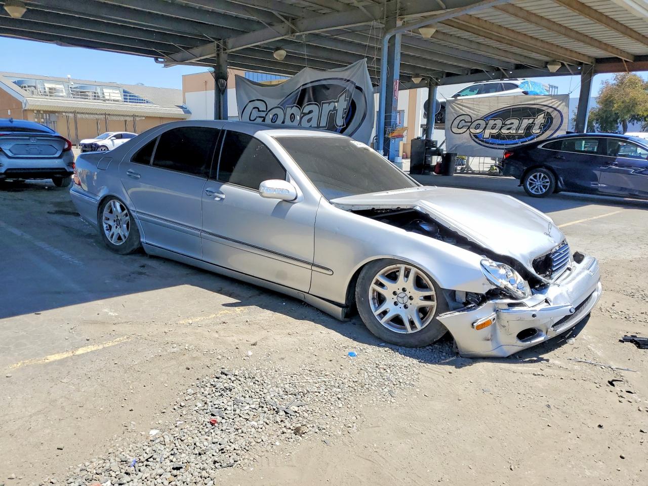 2000 Mercedes-benz S-class S500 Silver vin: WDBNG75J4YA116883