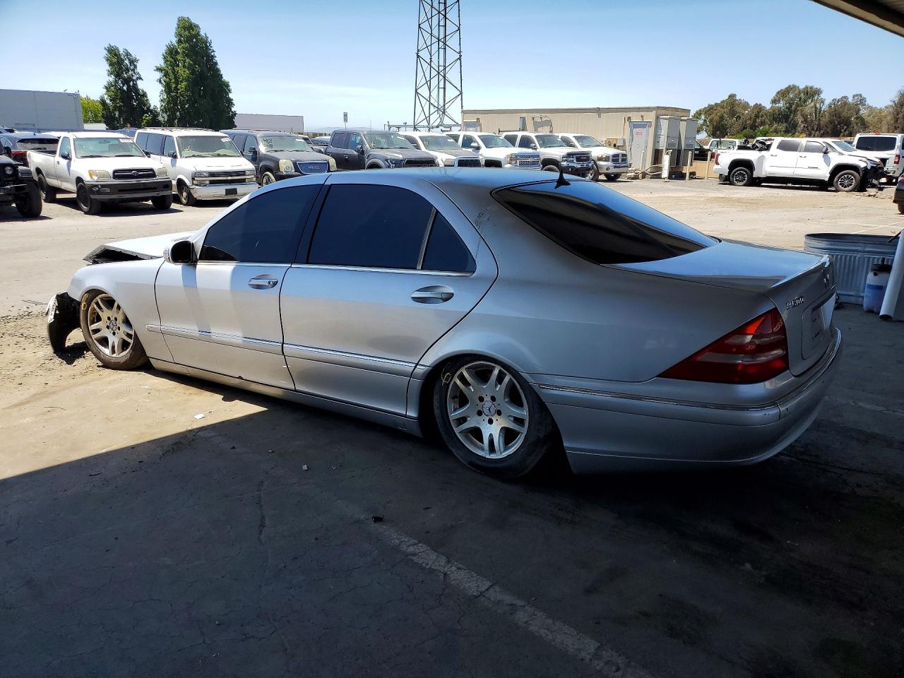 2000 Mercedes-benz S-class S500 Silver vin: WDBNG75J4YA116883