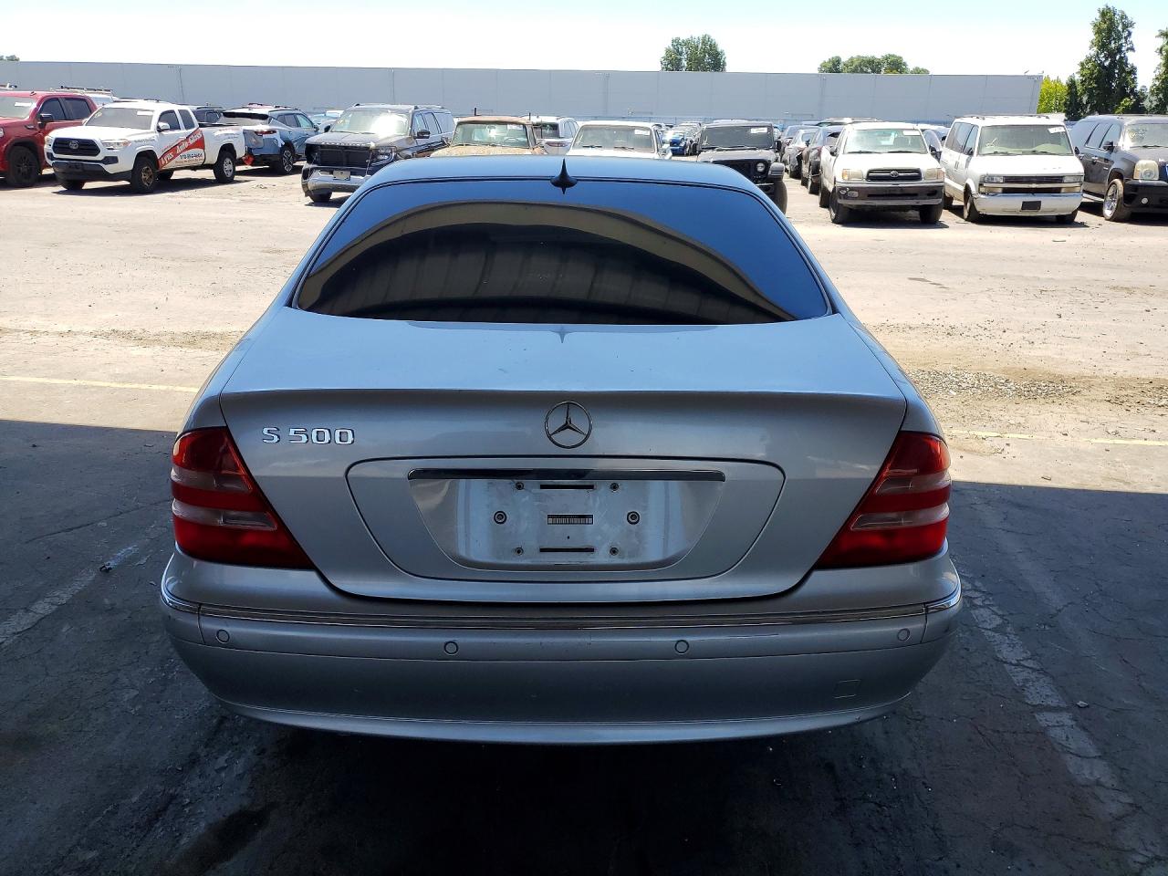 2000 Mercedes-benz S-class S500 Silver vin: WDBNG75J4YA116883