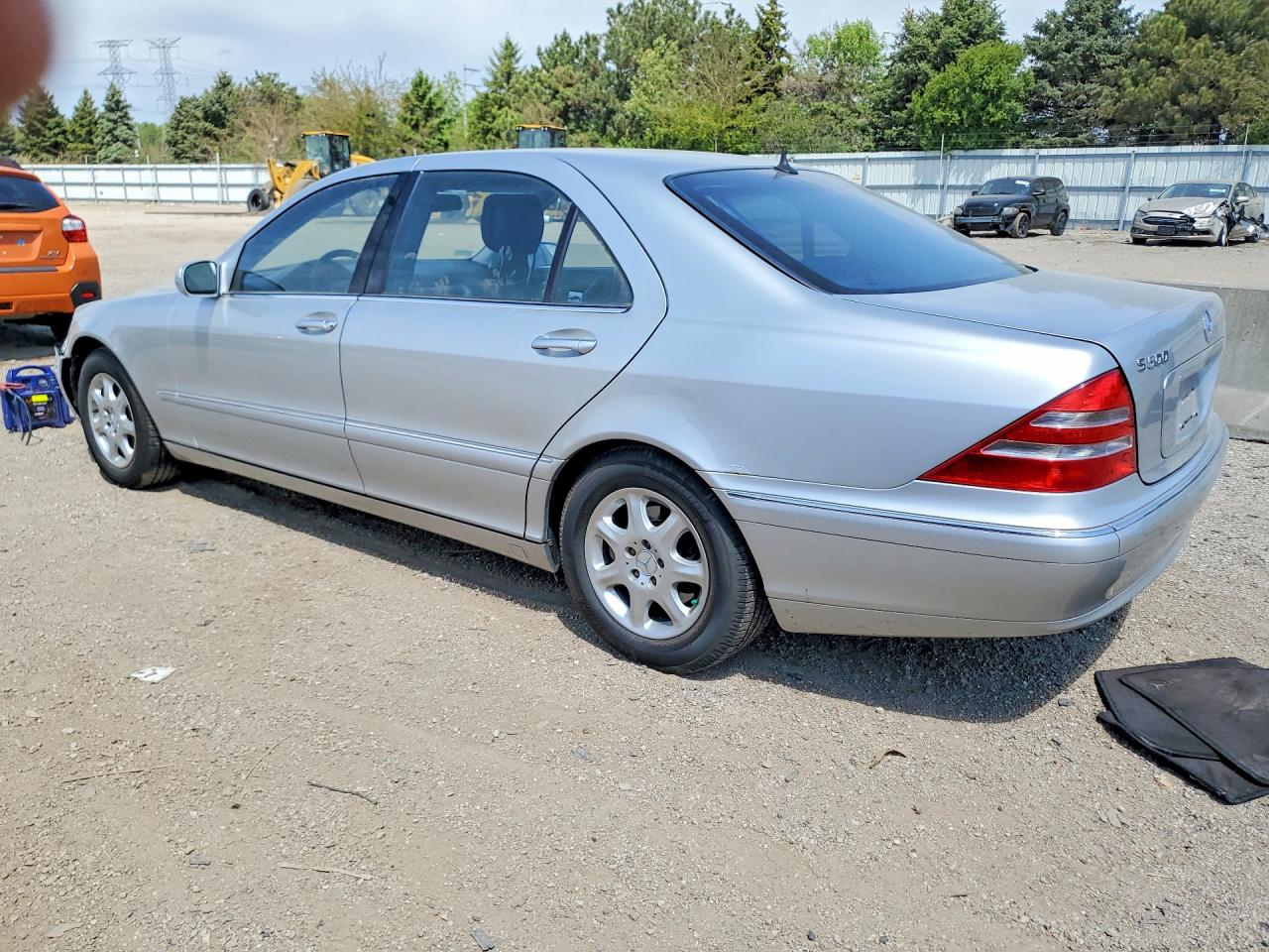 2002 Mercedes-benz S 500 Серебряный vin: WDBNG75J52A226591