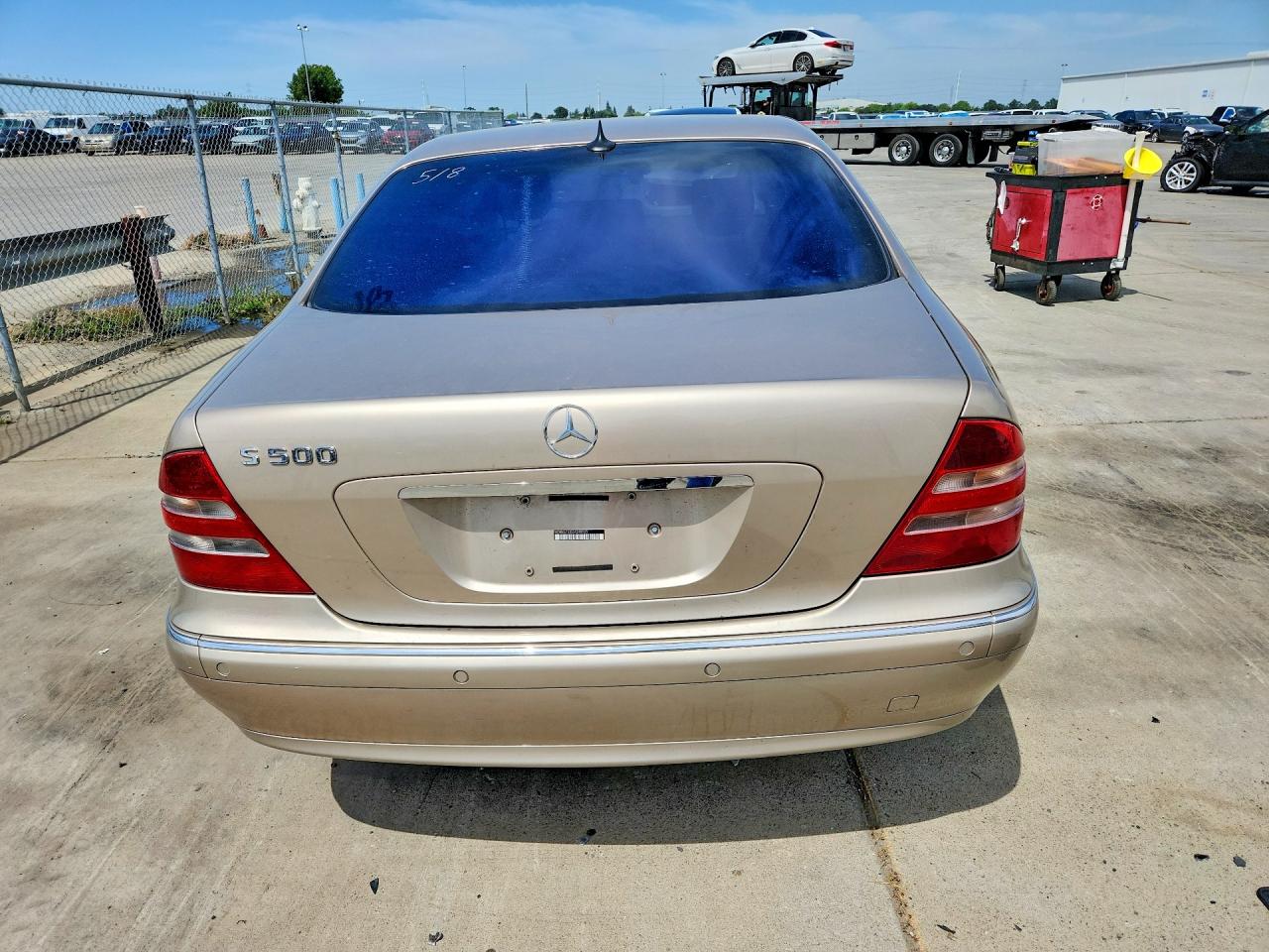 2002 Mercedes-benz S 500 Tan vin: WDBNG75J52A248025