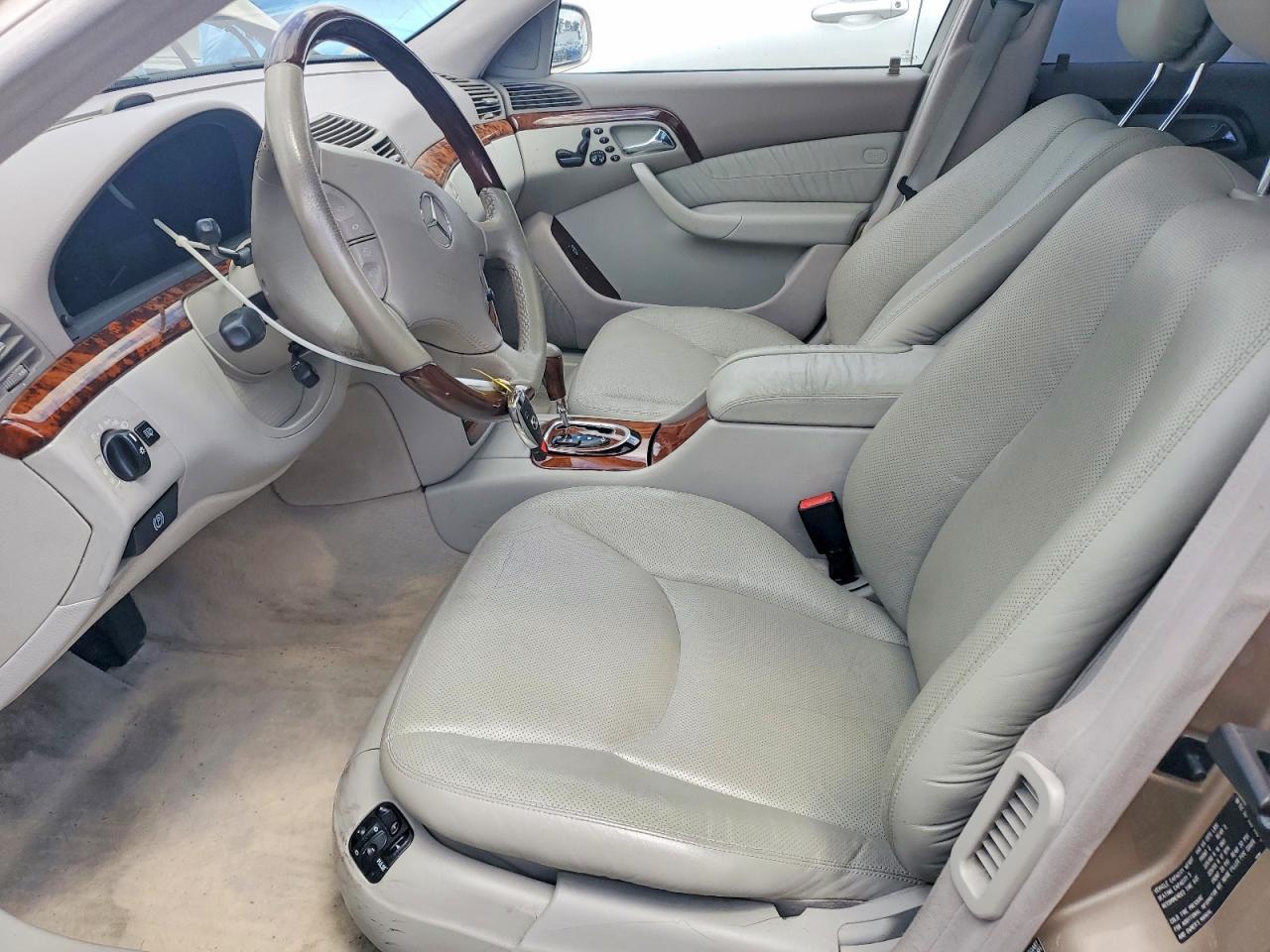 2002 Mercedes-benz S 500 Tan vin: WDBNG75J52A248025
