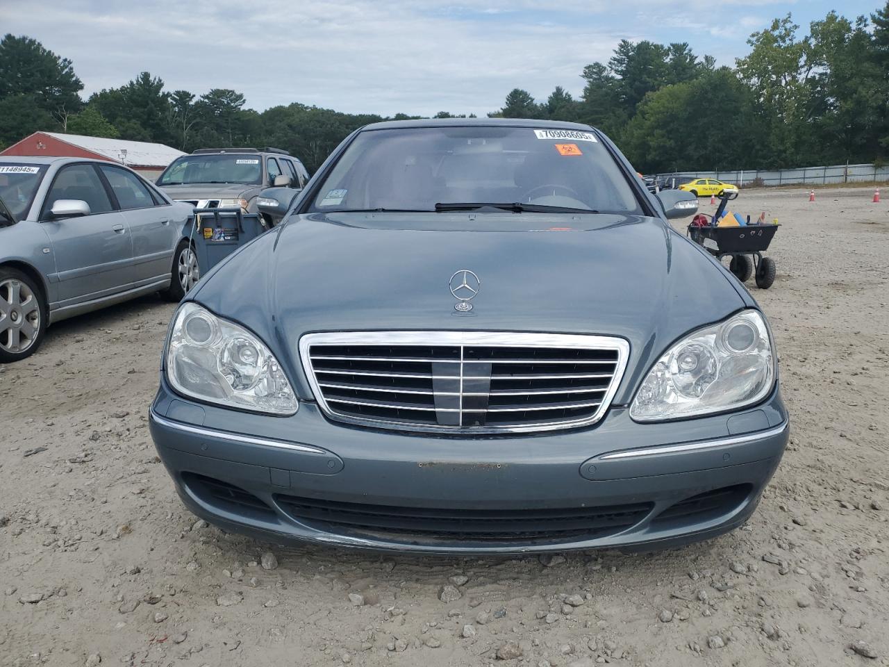 2004 Mercedes-benz S 500 Blue vin: WDBNG75J54A402879