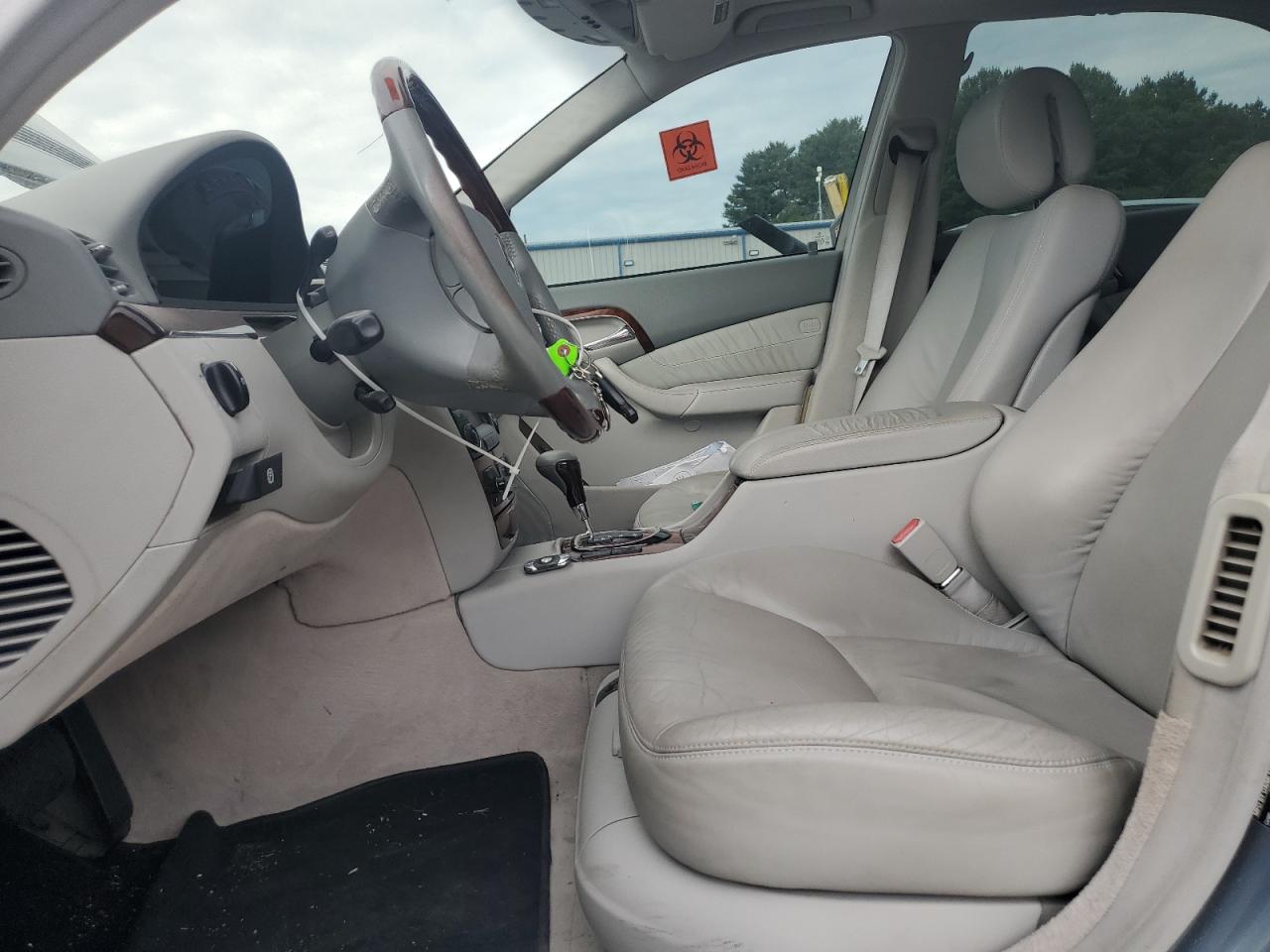 2004 Mercedes-benz S 500 Blue vin: WDBNG75J54A402879