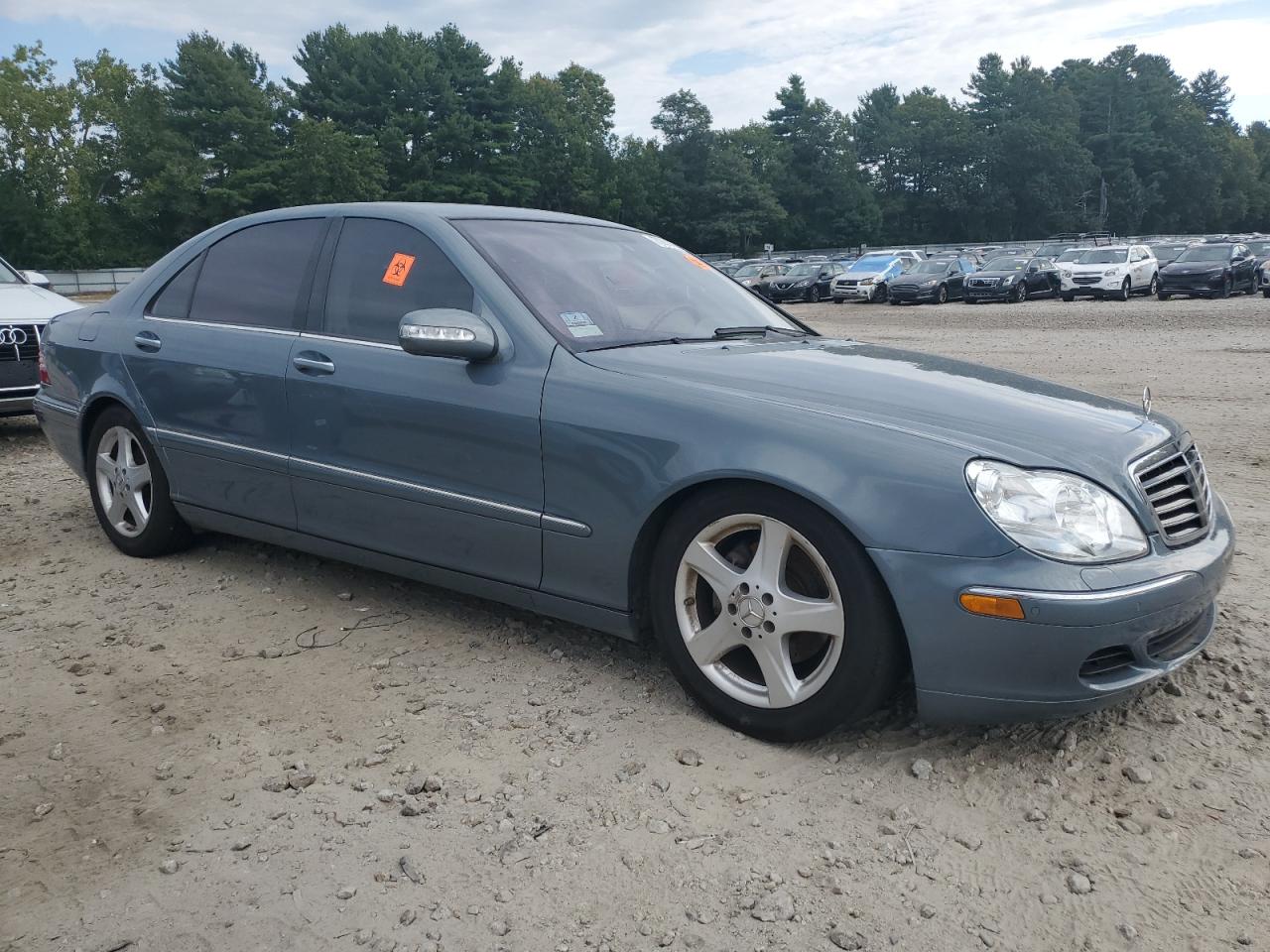 2004 Mercedes-benz S 500 Blue vin: WDBNG75J54A402879