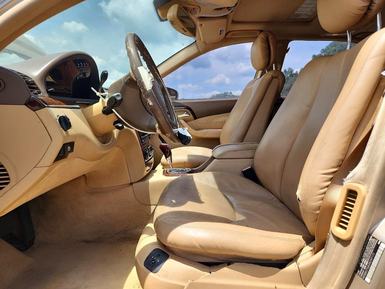 2002 Mercedes-benz S 500 Gold vin: WDBNG75J62A254173