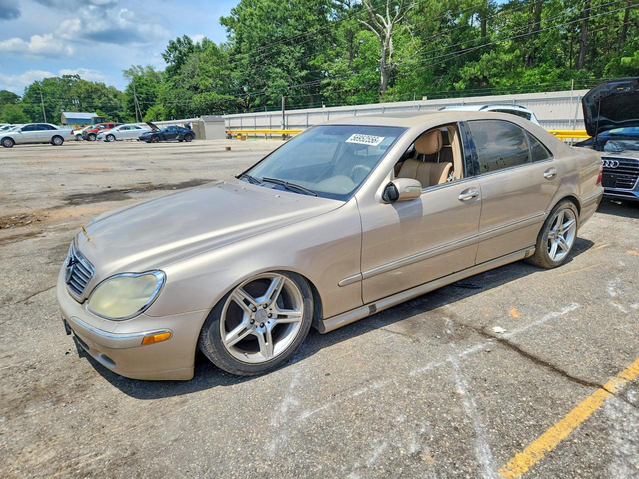 2002 Mercedes-benz S 500 Gold vin: WDBNG75J62A254173