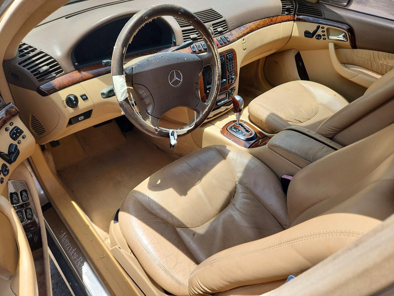2002 Mercedes-benz S 500 Gold vin: WDBNG75J62A254173