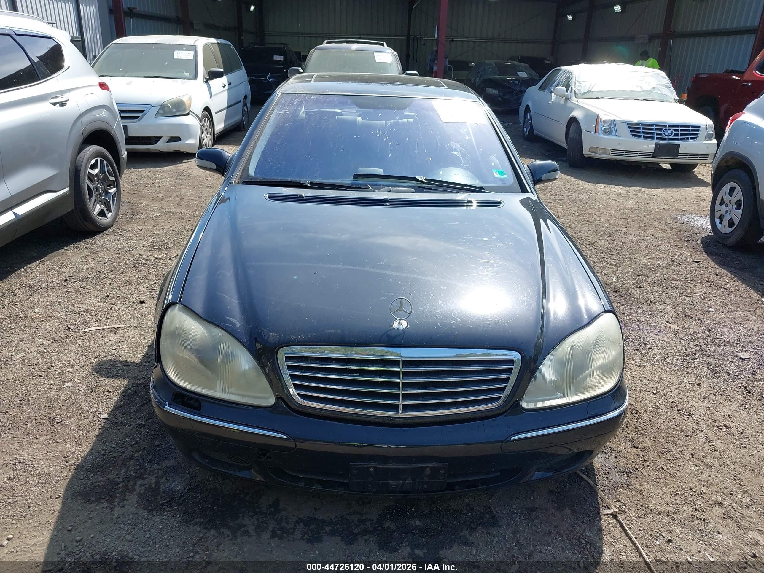 2001 Mercedes-benz S 500   Black vin: WDBNG75J71A148099