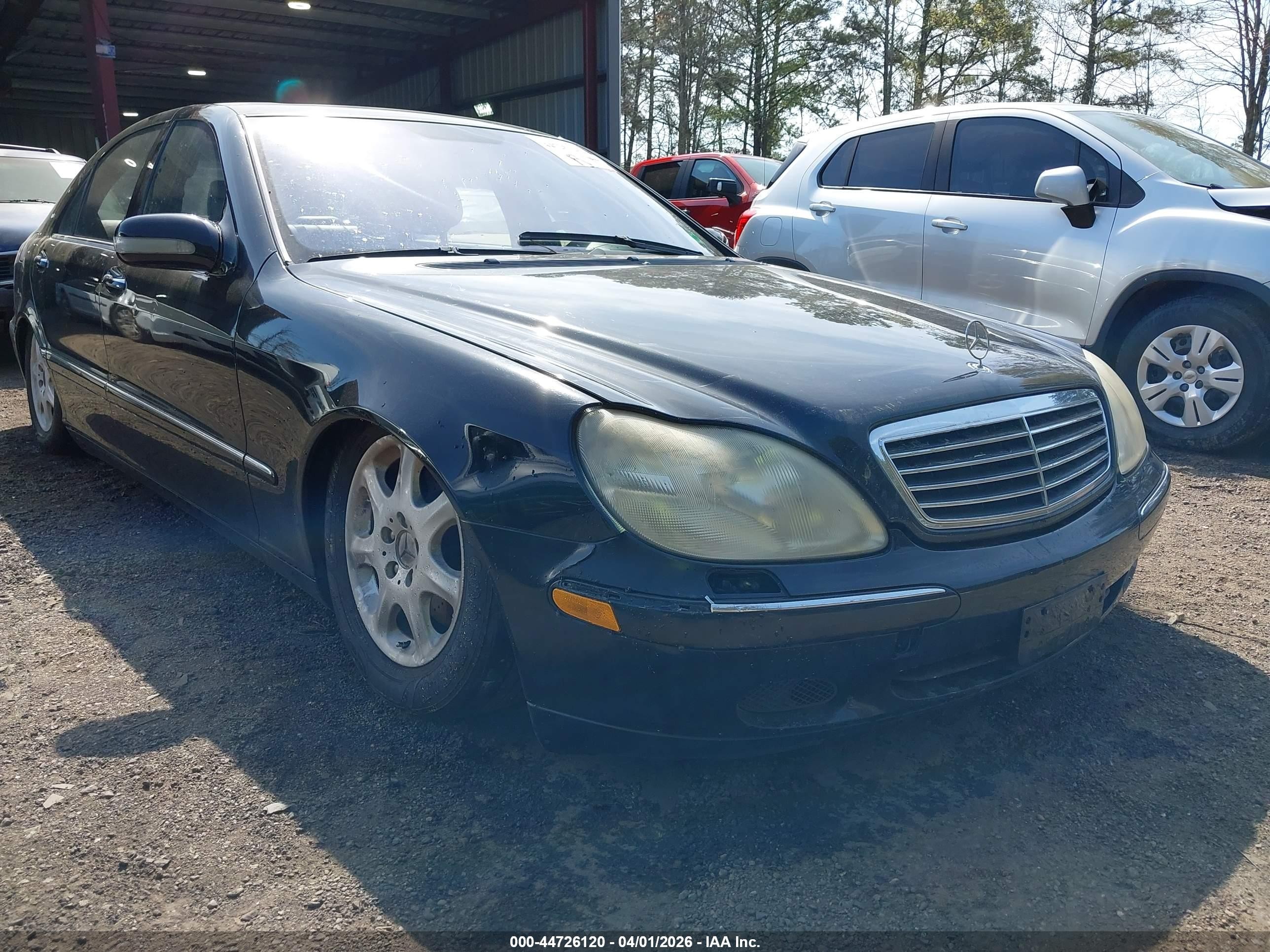 2001 Mercedes-benz S 500   Black vin: WDBNG75J71A148099