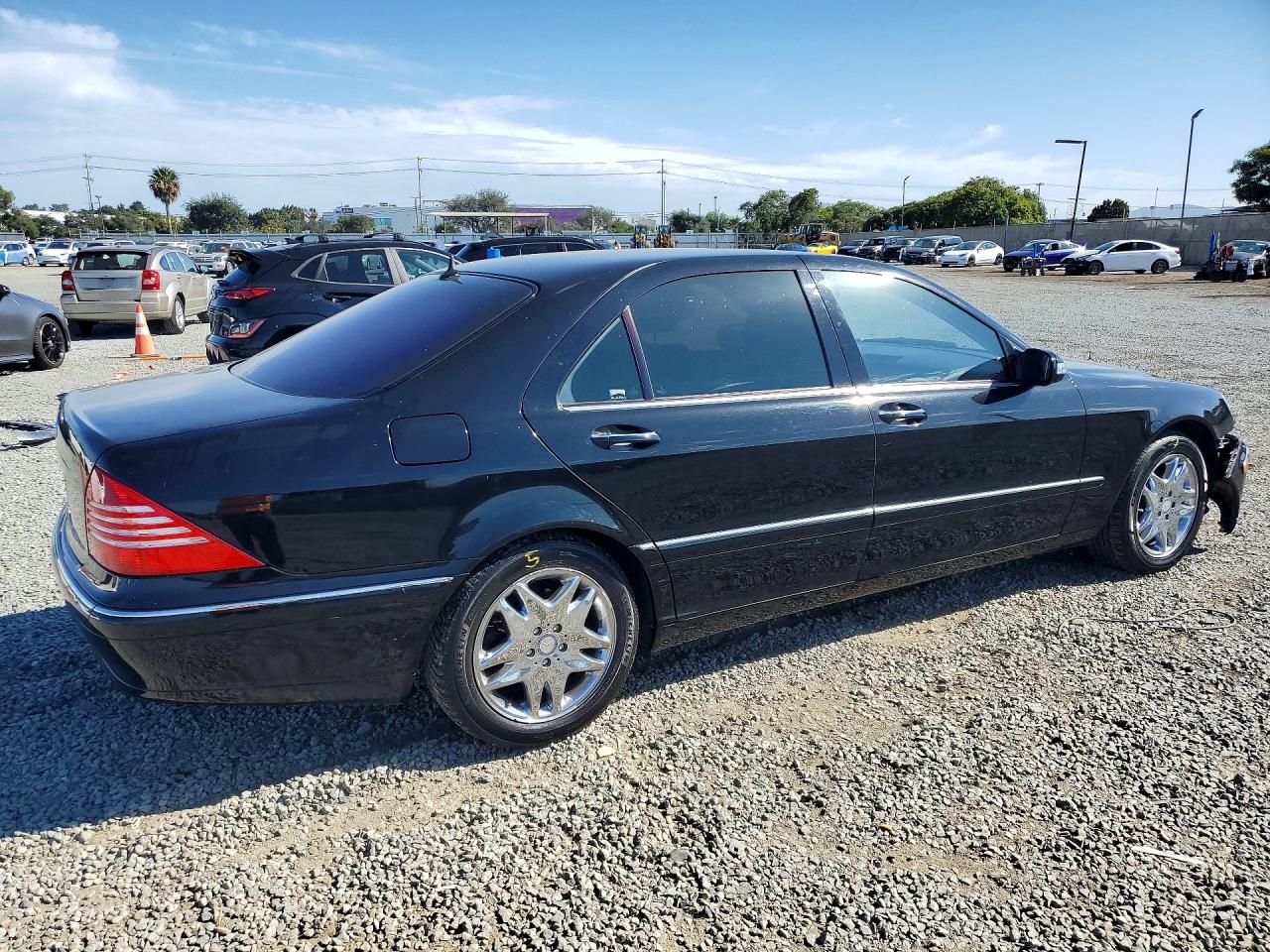 2003 Mercedes-benz S 500 Black vin: WDBNG75J73A316035