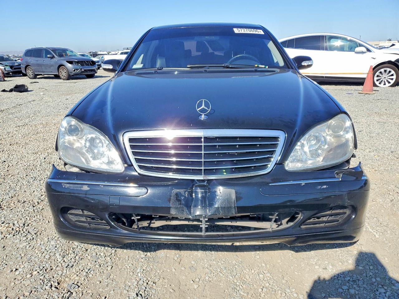 2003 Mercedes-benz S 500 Black vin: WDBNG75J73A316035