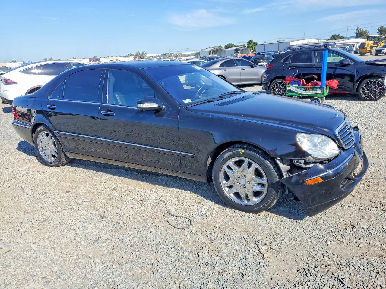 2003 Mercedes-benz S 500 Black vin: WDBNG75J73A316035