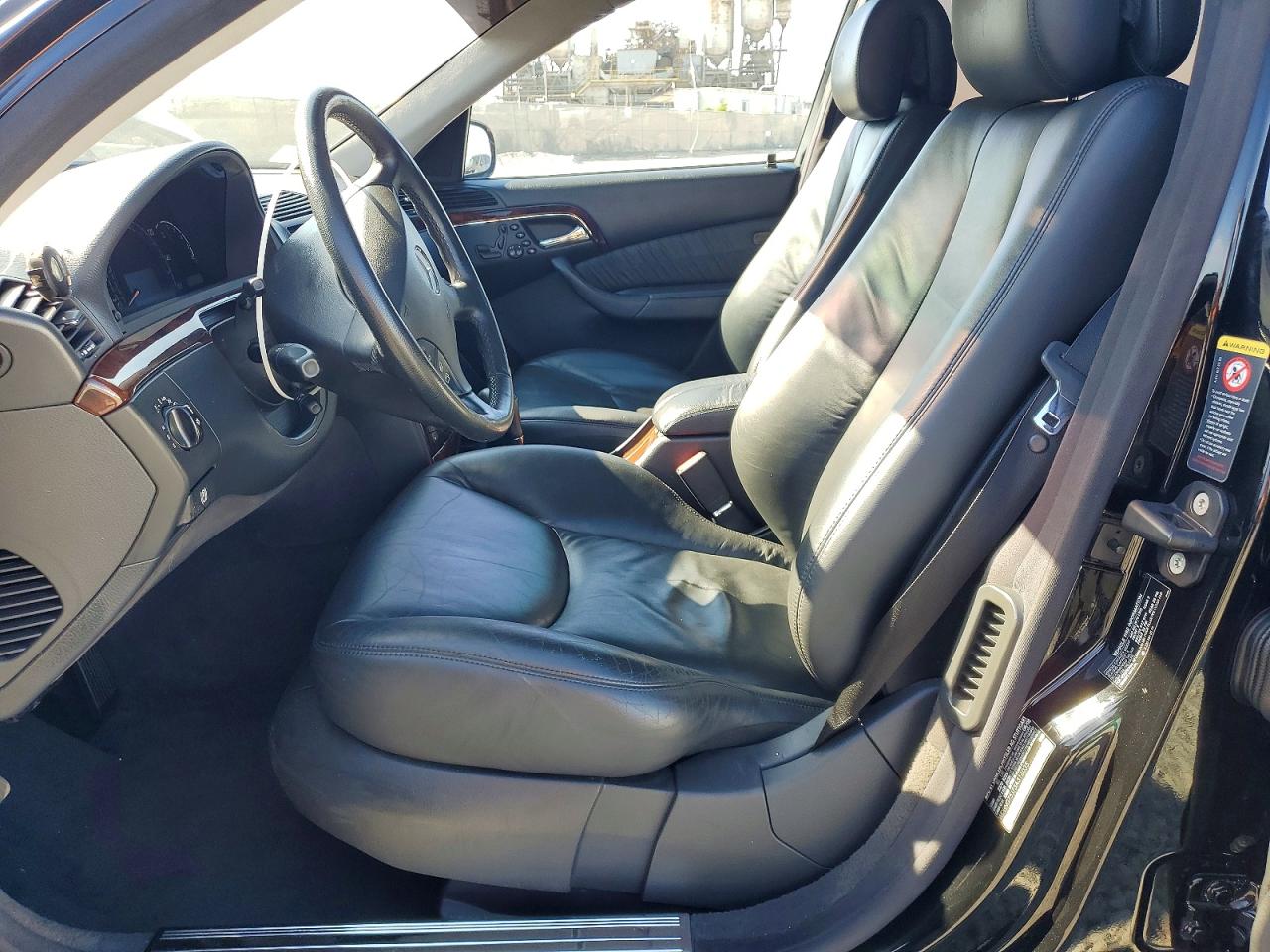 2003 Mercedes-benz S 500 Black vin: WDBNG75J73A316035