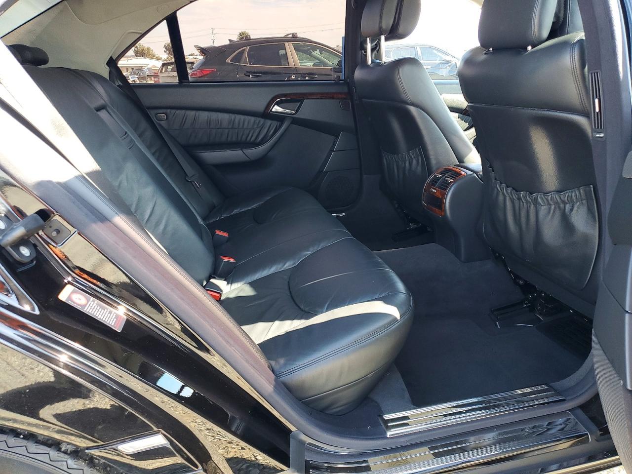 2003 Mercedes-benz S 500 Black vin: WDBNG75J73A316035