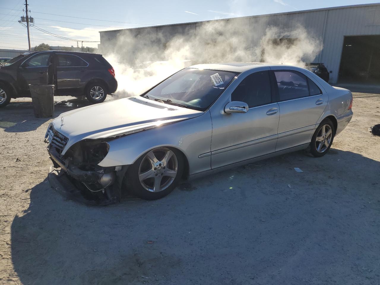 2004 Mercedes-benz S 500 Silver vin: WDBNG75J74A391335