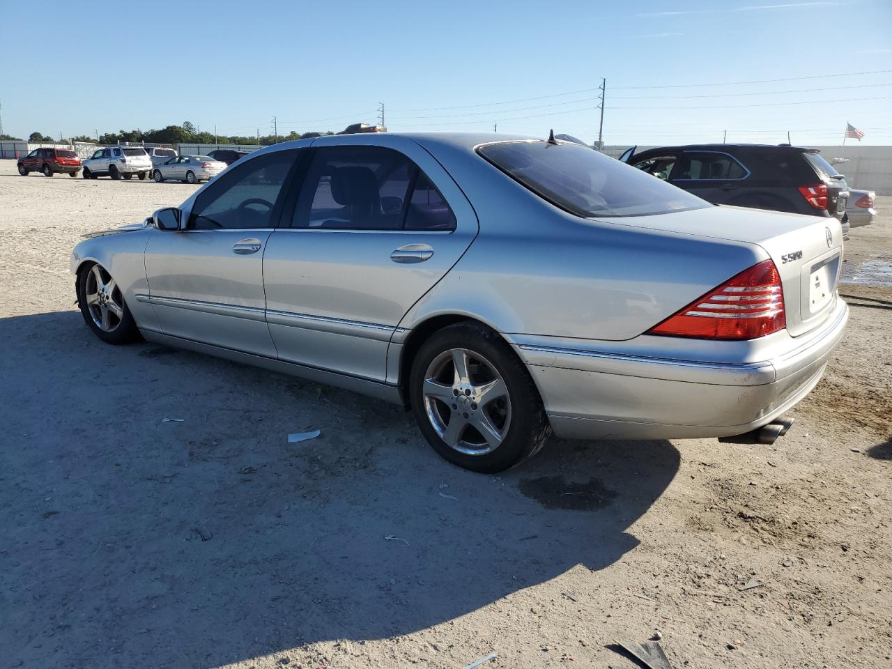 2004 Mercedes-benz S 500 Silver vin: WDBNG75J74A391335