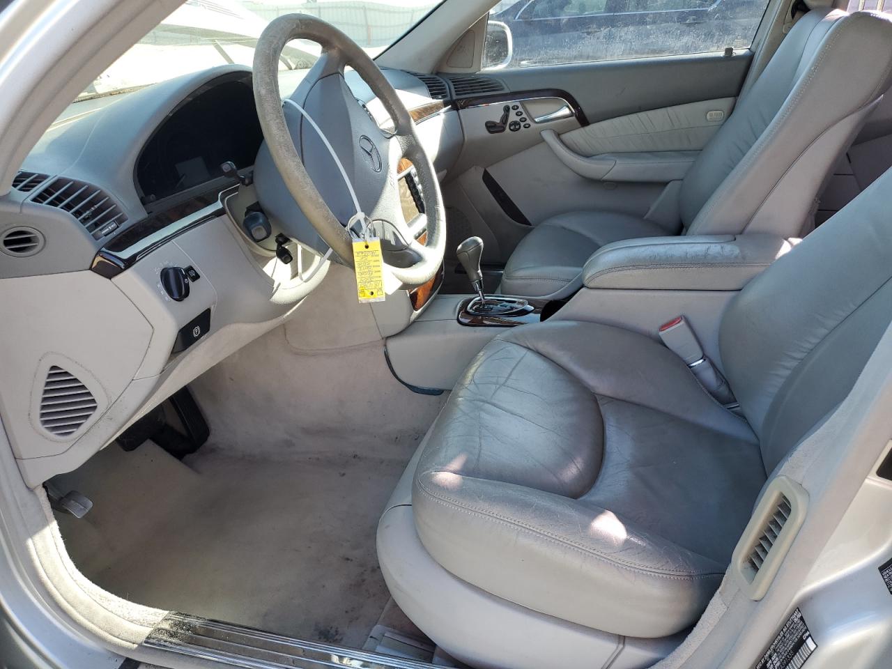 2004 Mercedes-benz S 500 Silver vin: WDBNG75J74A391335