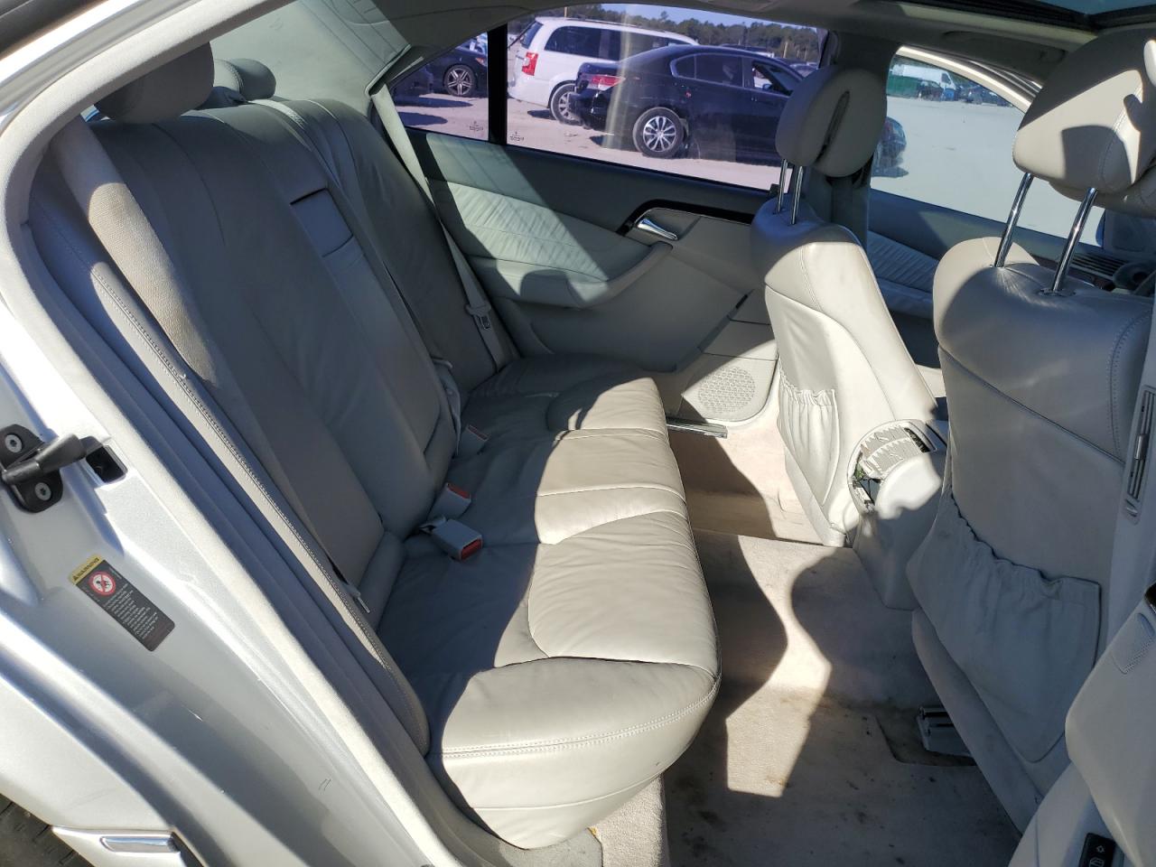 2004 Mercedes-benz S 500 Silver vin: WDBNG75J74A391335