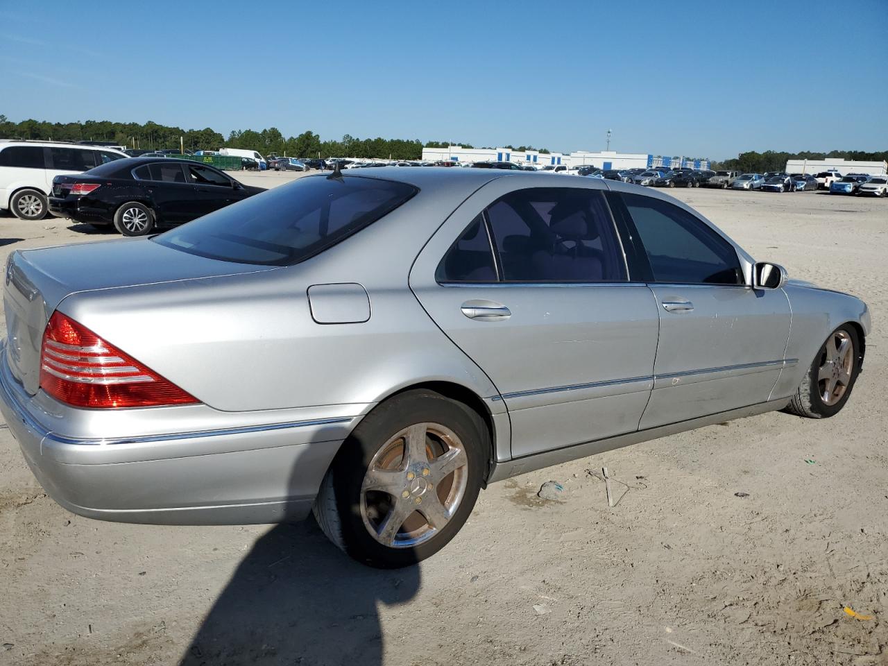 2004 Mercedes-benz S 500 Silver vin: WDBNG75J74A391335