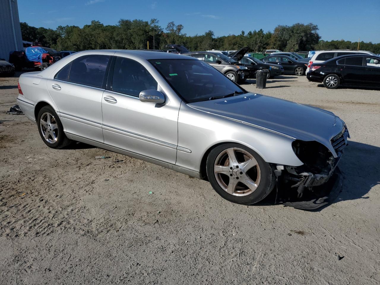 2004 Mercedes-benz S 500 Silver vin: WDBNG75J74A391335
