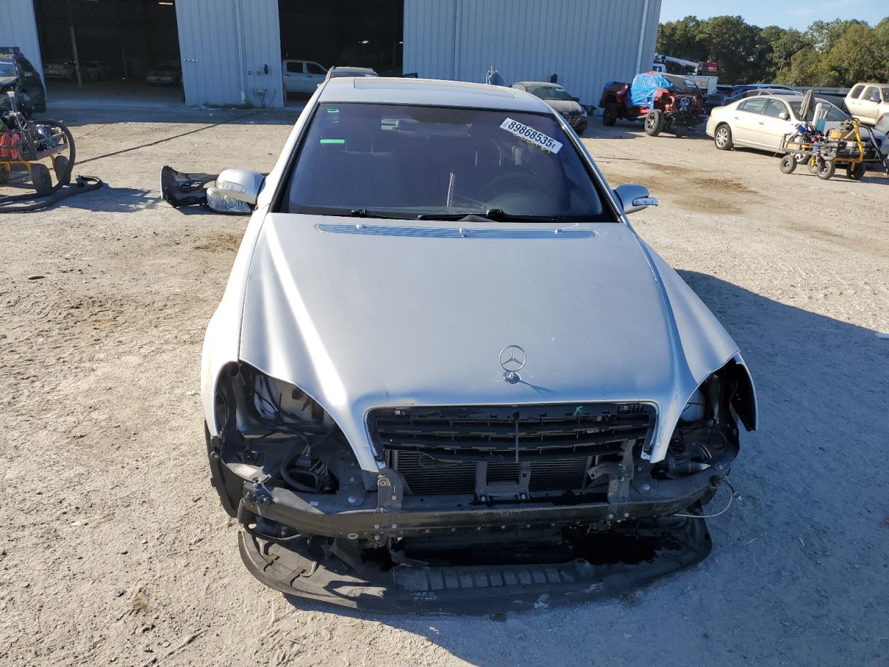 2004 Mercedes-benz S 500 Silver vin: WDBNG75J74A391335