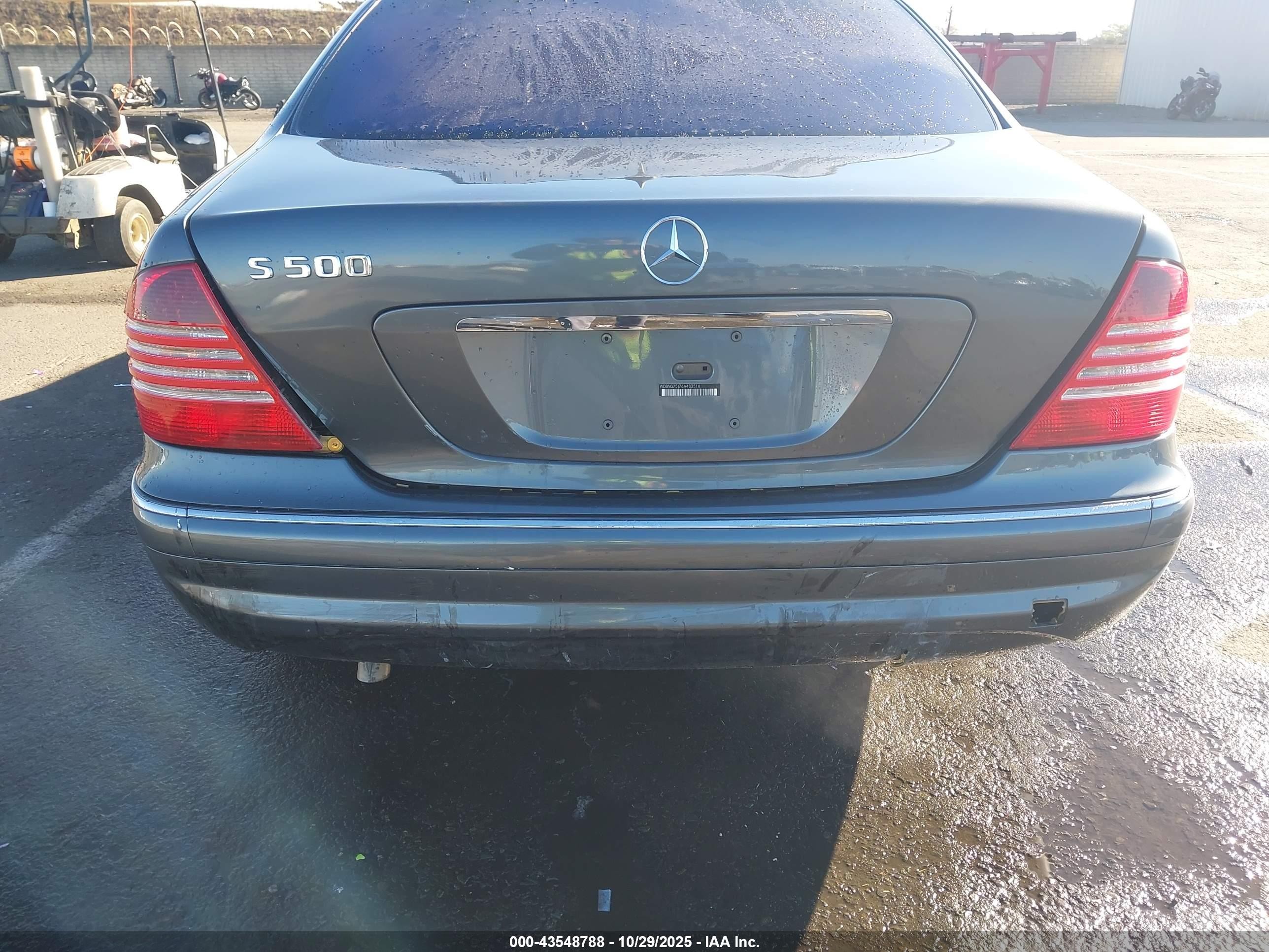 2006 Mercedes-benz S 500   Серый vin: WDBNG75J76A483516