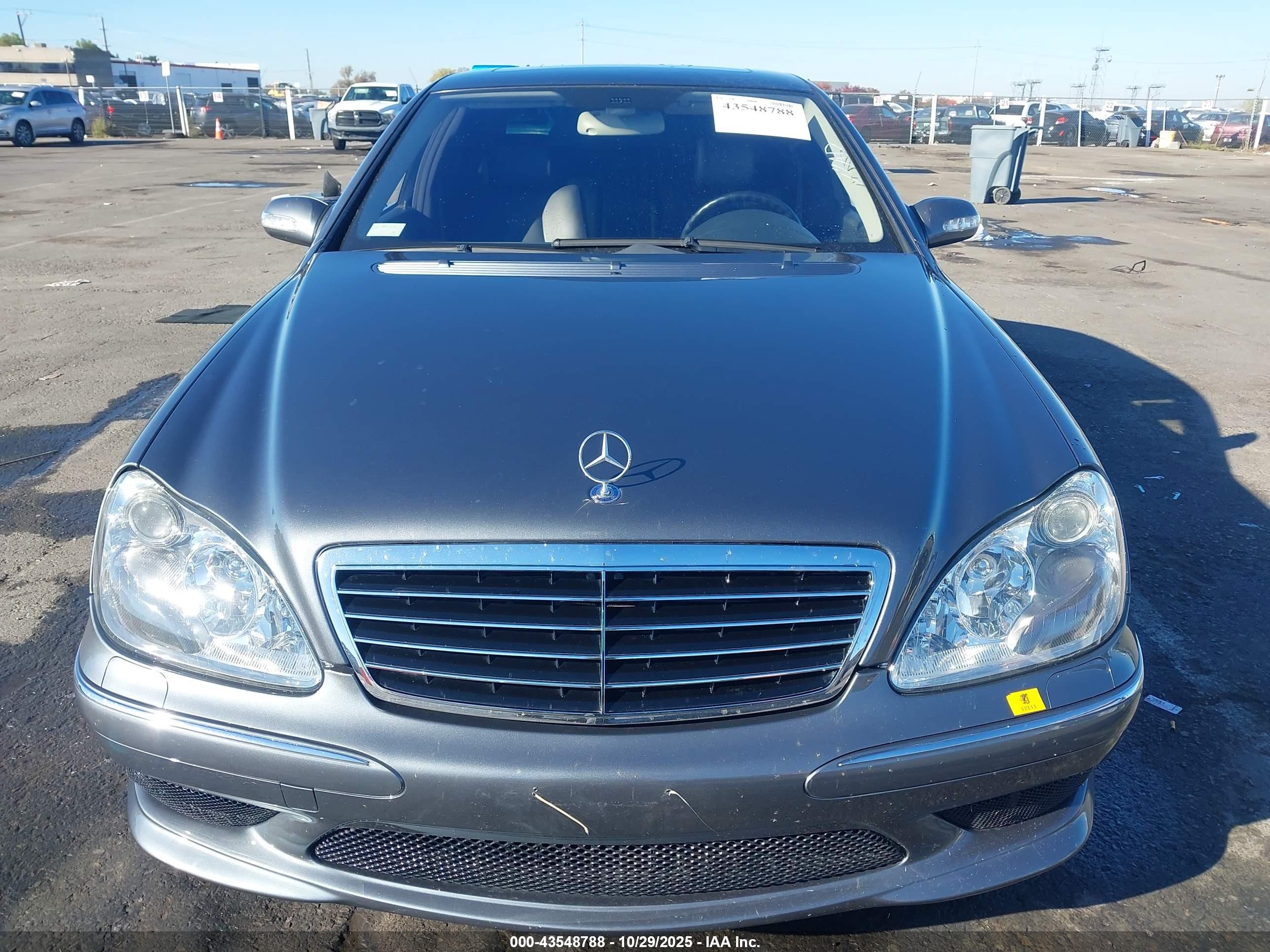 2006 Mercedes-benz S 500   Серый vin: WDBNG75J76A483516