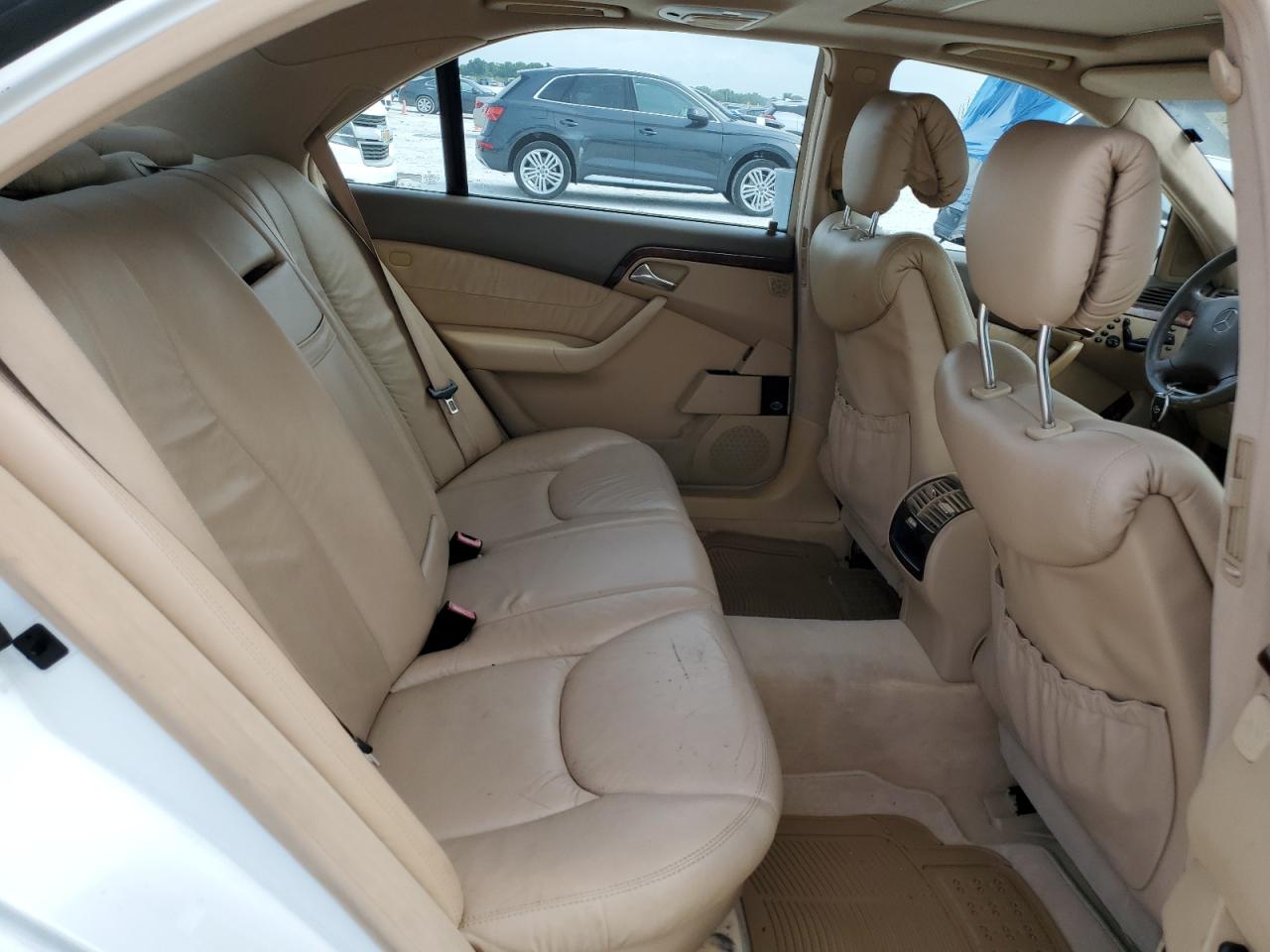 2000 Mercedes-benz S 500 White vin: WDBNG75J7YA038440