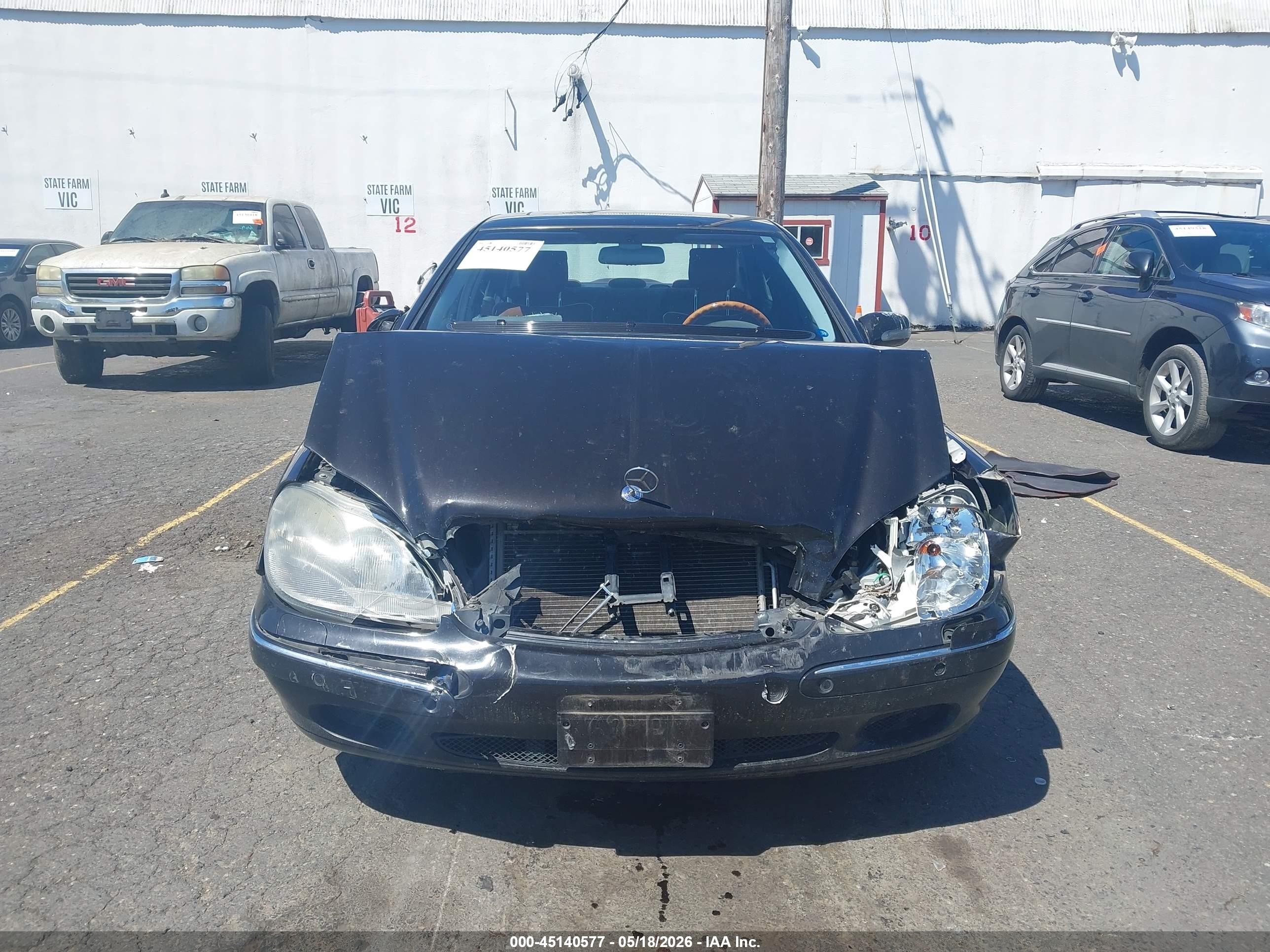 2000 Mercedes-benz S 500   Black vin: WDBNG75J7YA118028