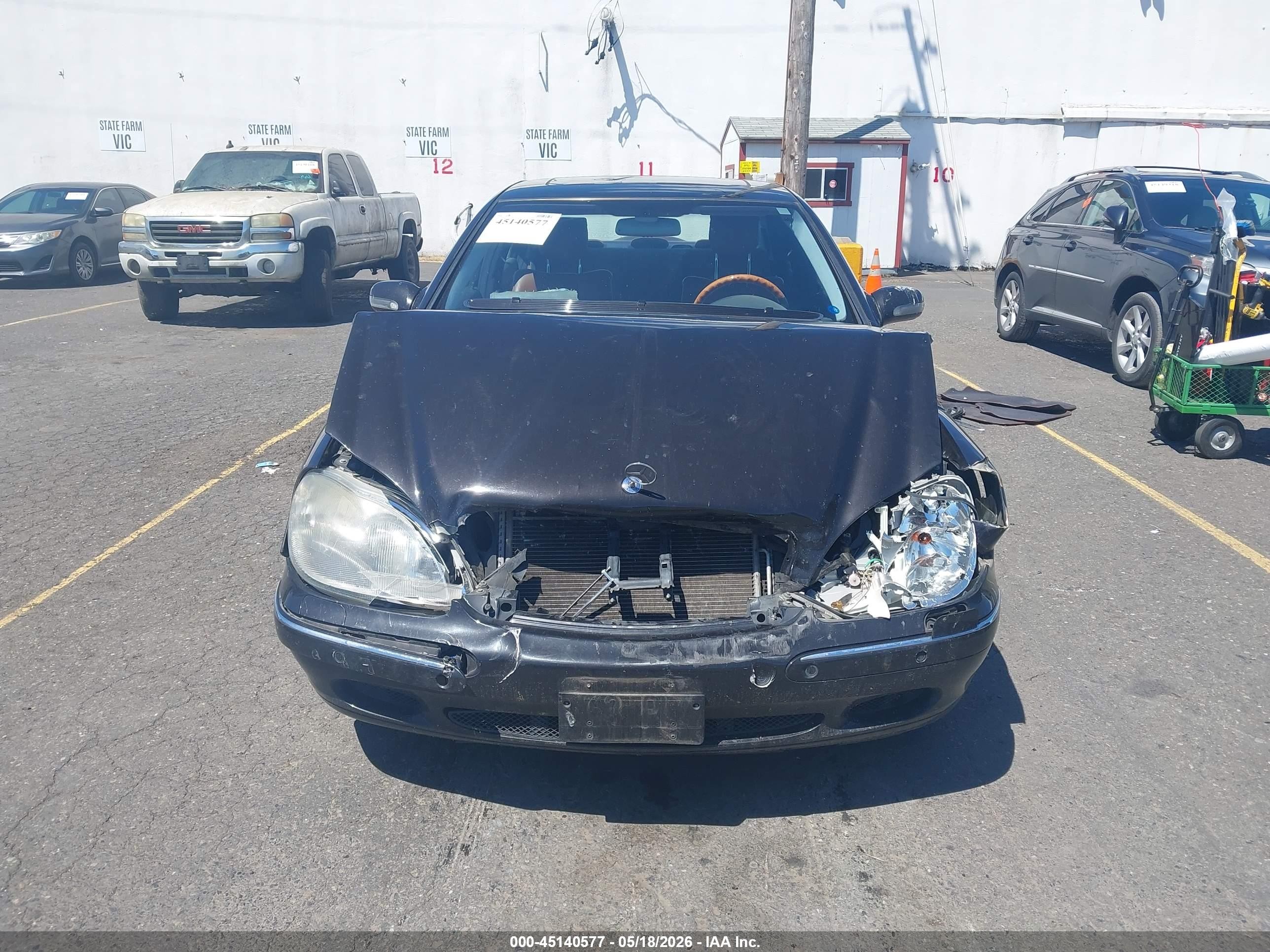 2000 Mercedes-benz S 500   Black vin: WDBNG75J7YA118028