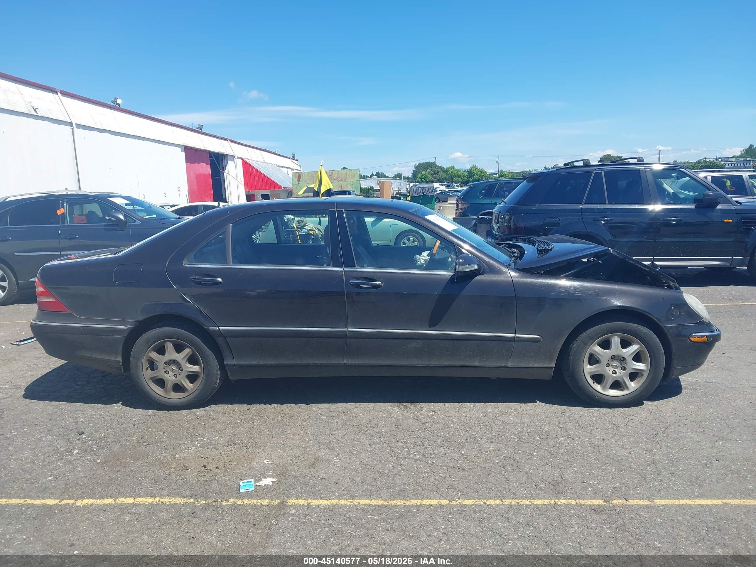 2000 Mercedes-benz S 500   Black vin: WDBNG75J7YA118028
