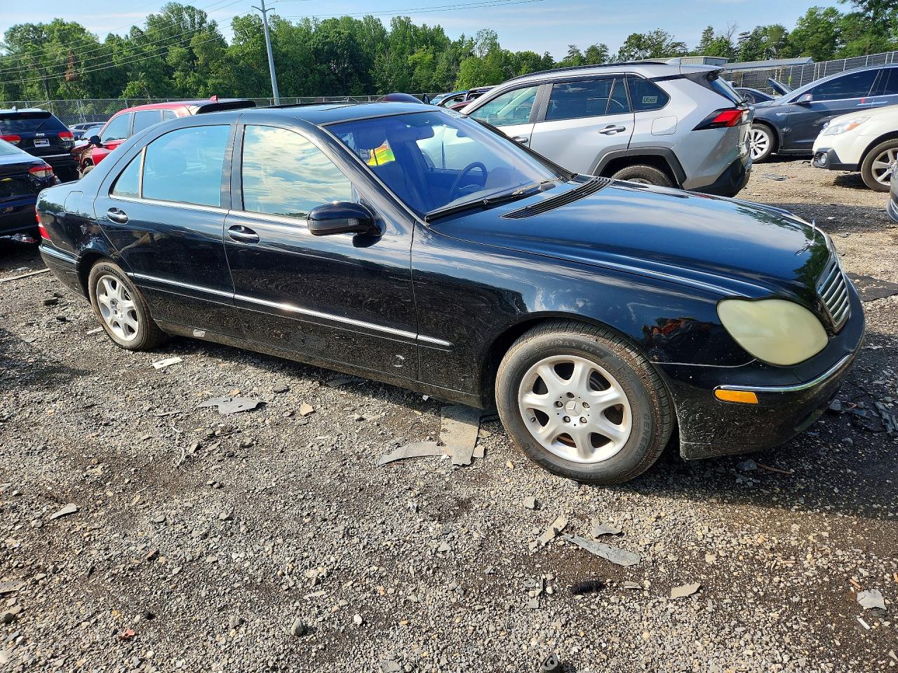 2001 Mercedes-benz S 500 Black vin: WDBNG75J81A183234