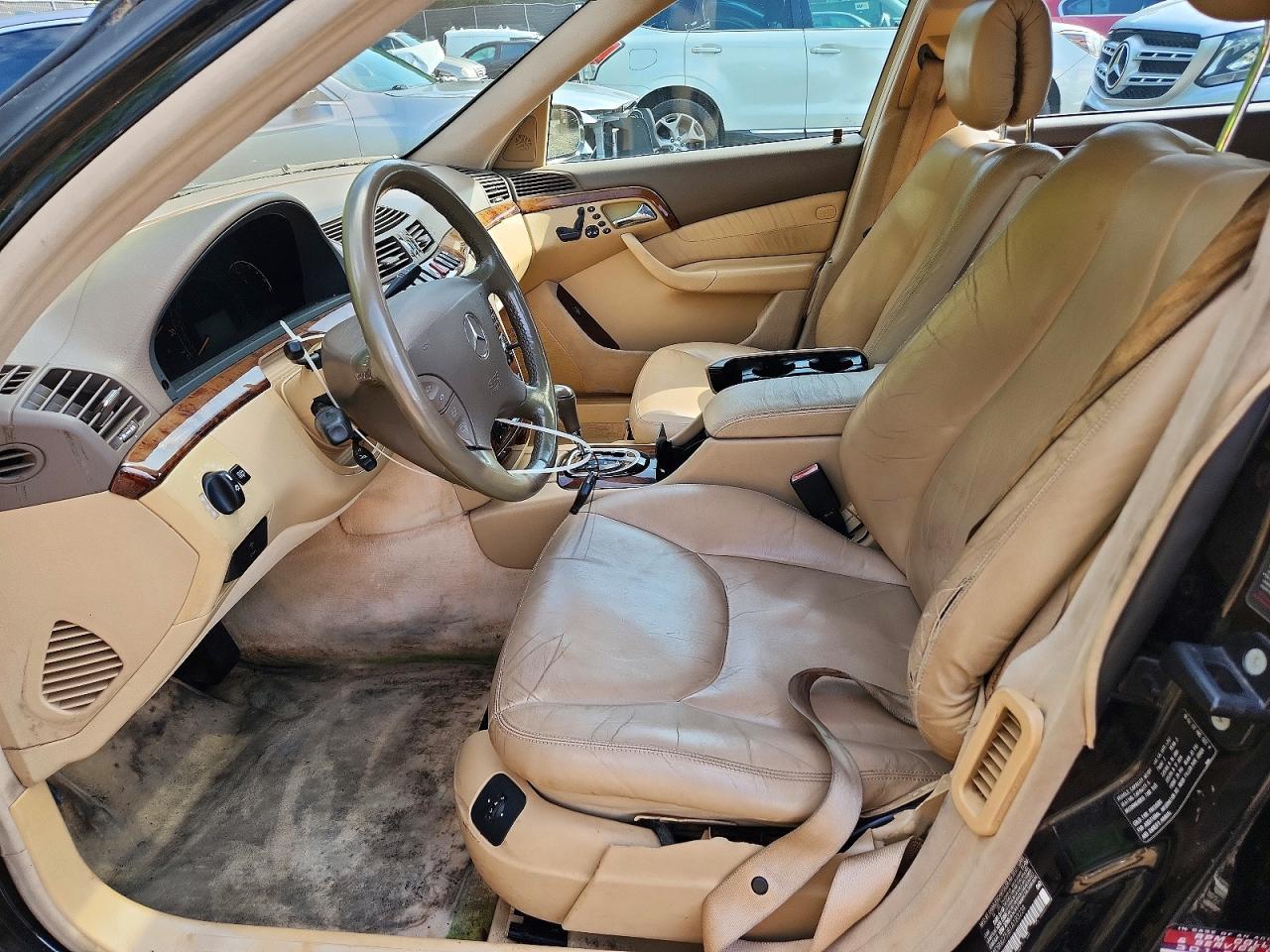 2001 Mercedes-benz S 500 Black vin: WDBNG75J81A183234